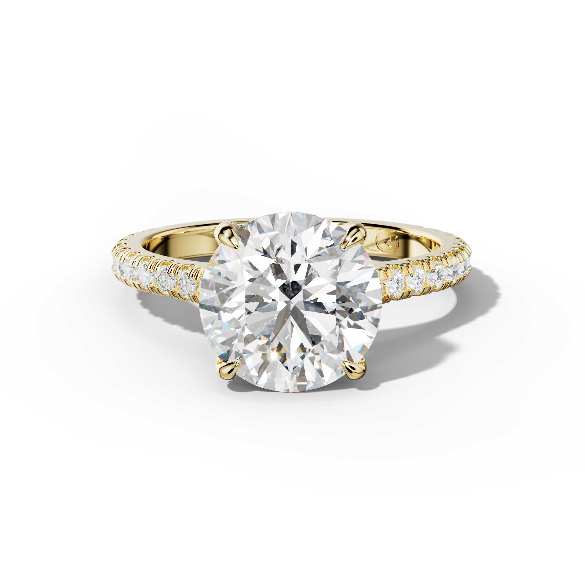 Stella Round Diamond Engagement Ring