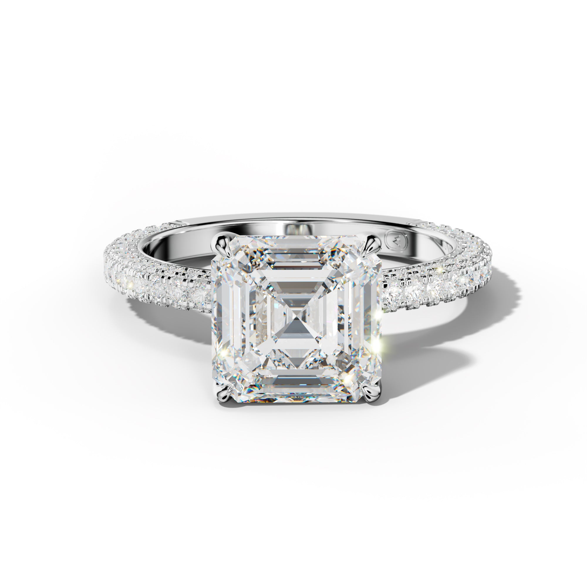 Caroline Asscher Cut Engagement Ring