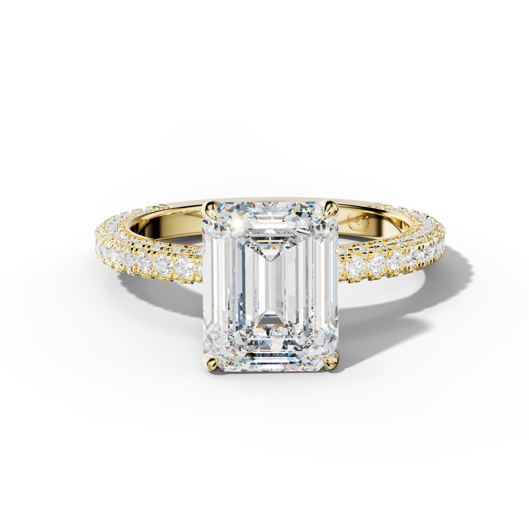 Penelope Emerald Cut Engagement Ring
