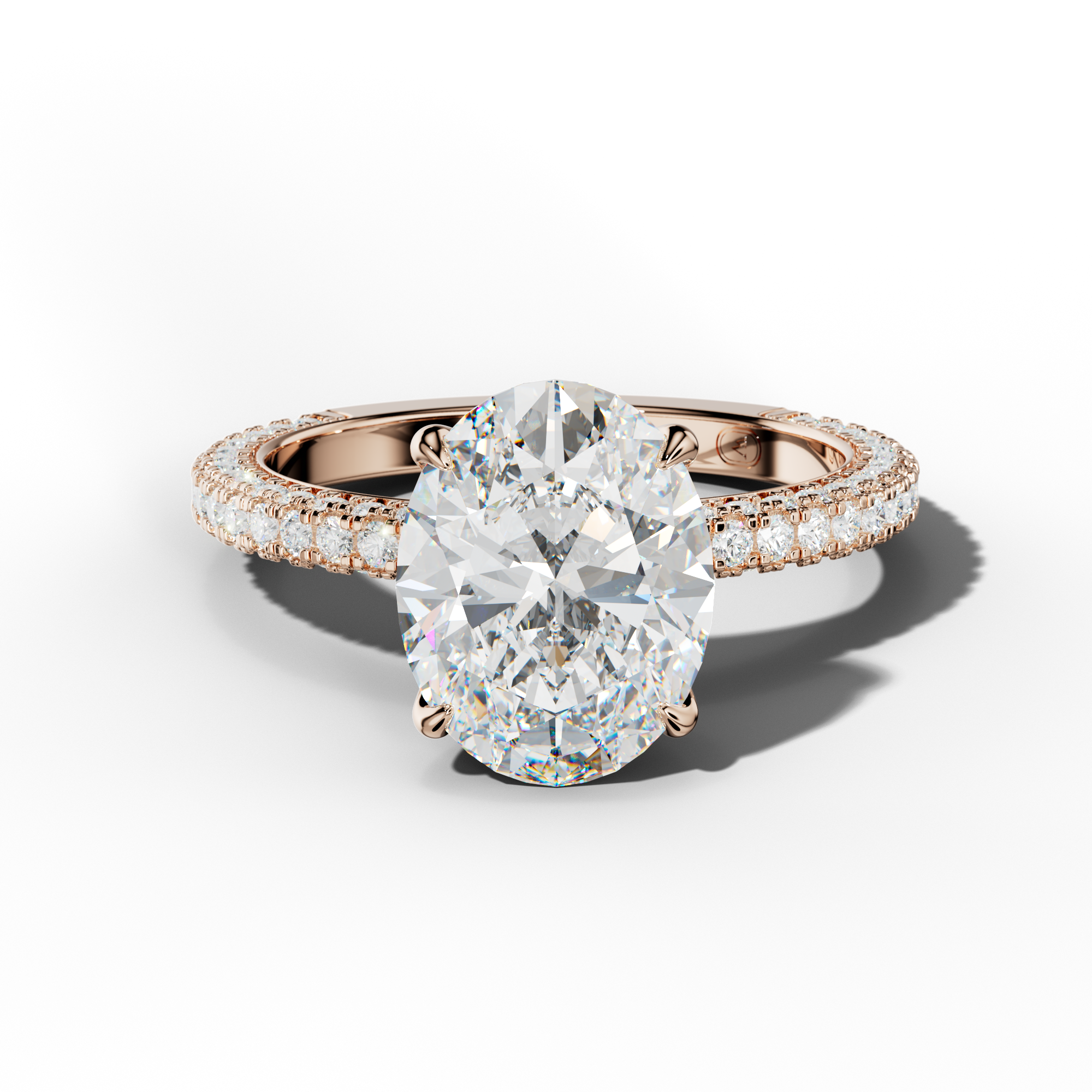 Caroline Oval Diamond Engagement Ring