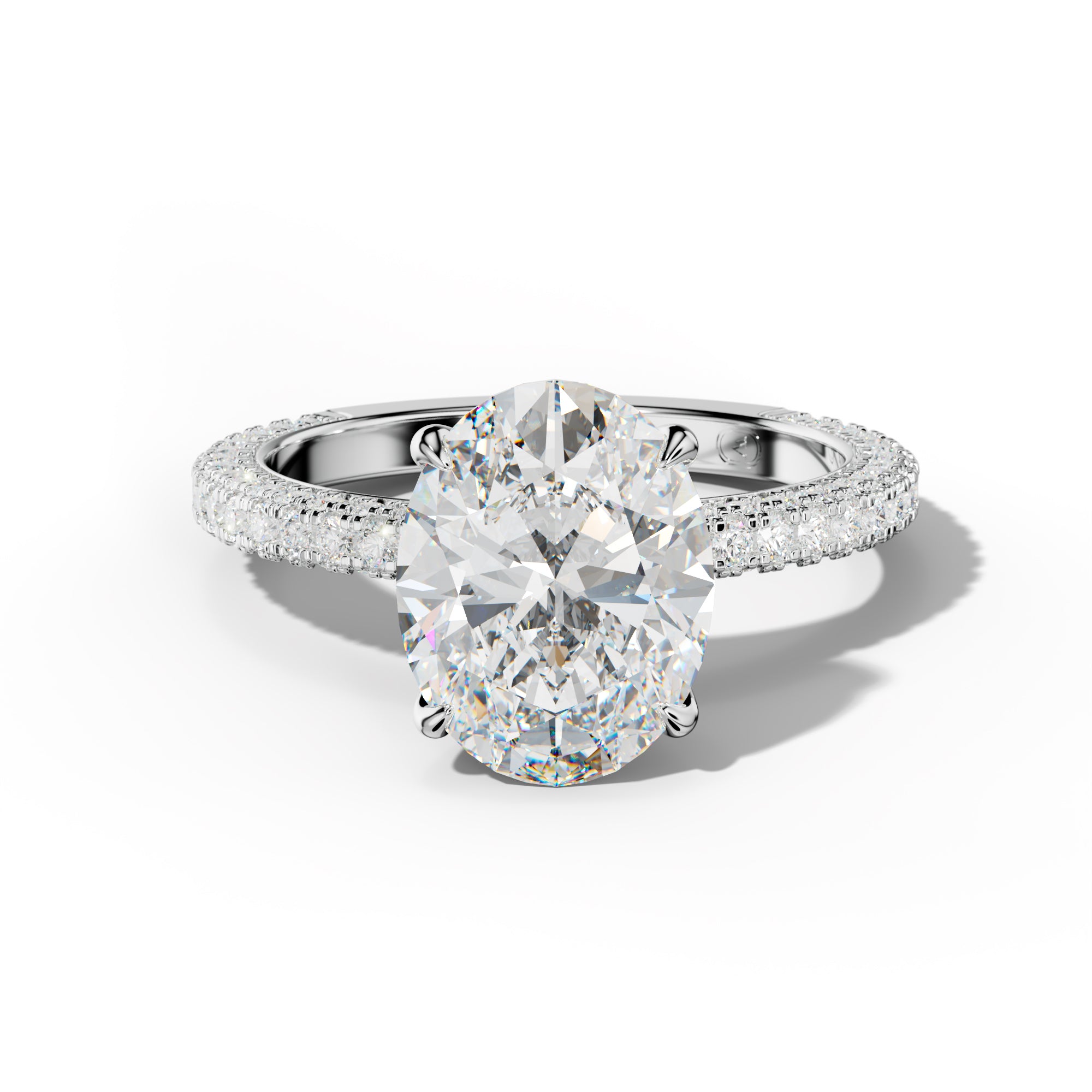 Caroline Oval Diamond Engagement Ring
