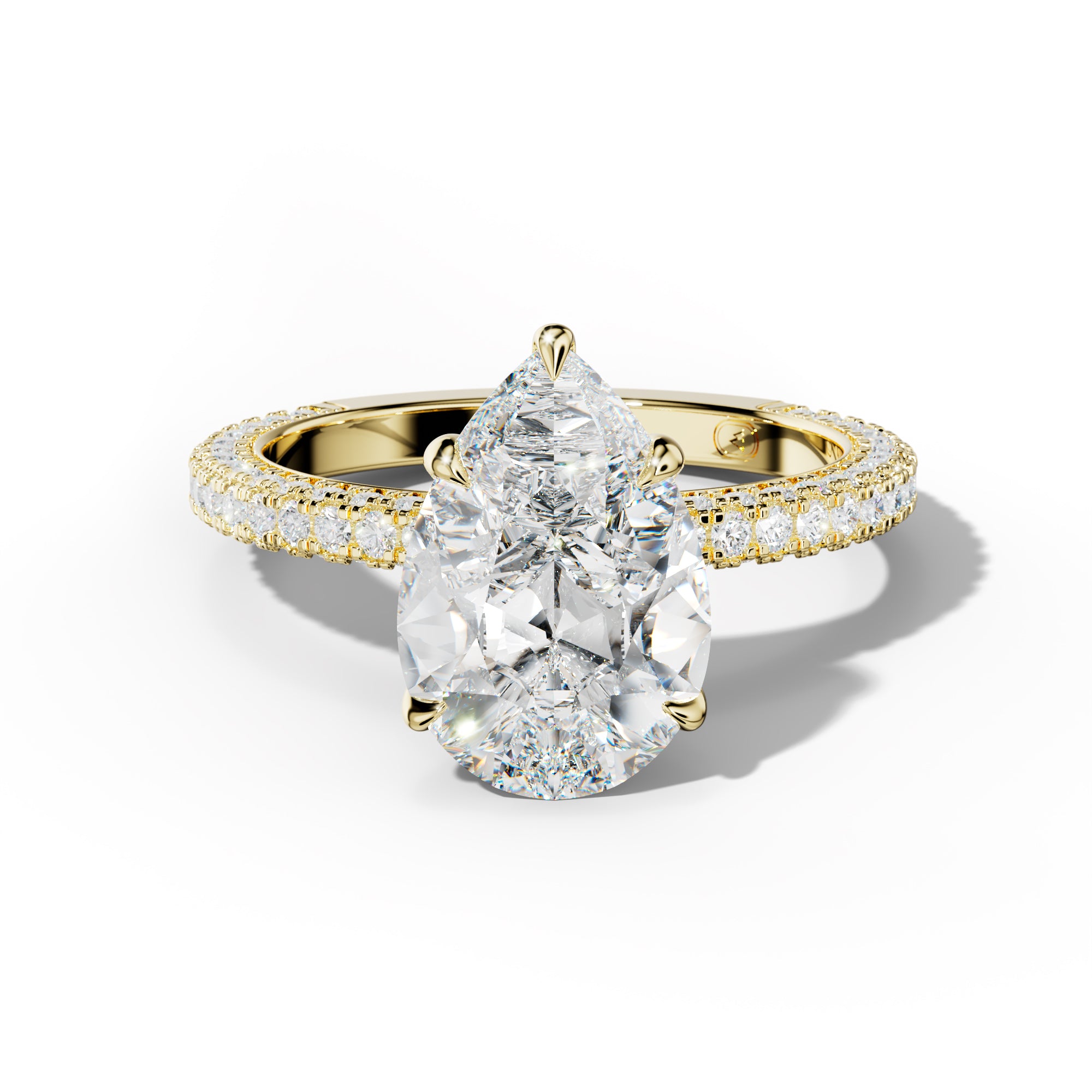Autumn Pear Shape Engagement Ring