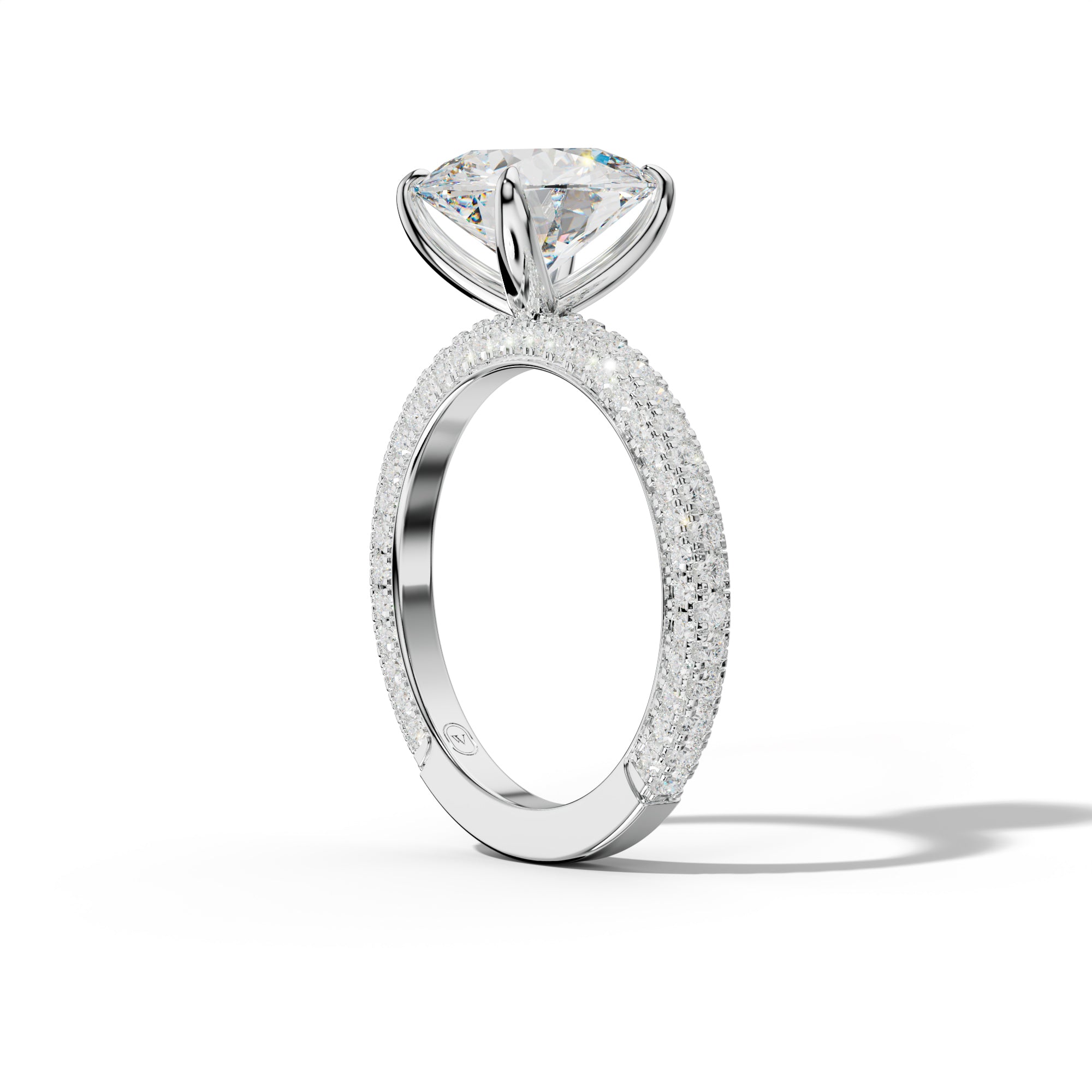 Caroline Round Diamond Engagement Ring