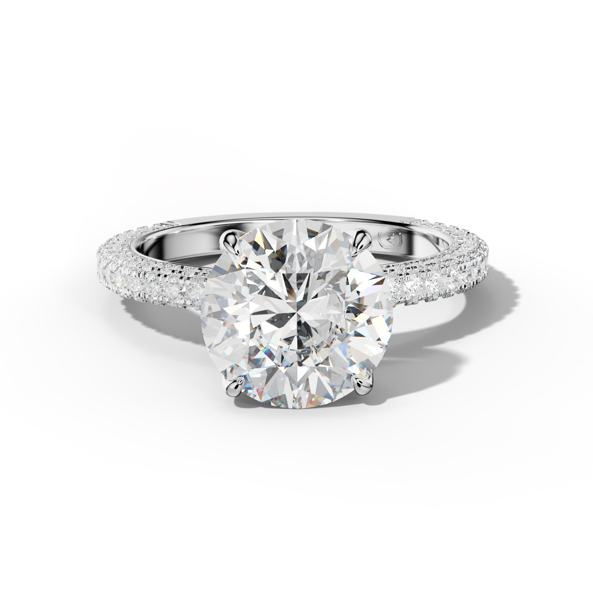 Caroline Round Diamond Engagement Ring