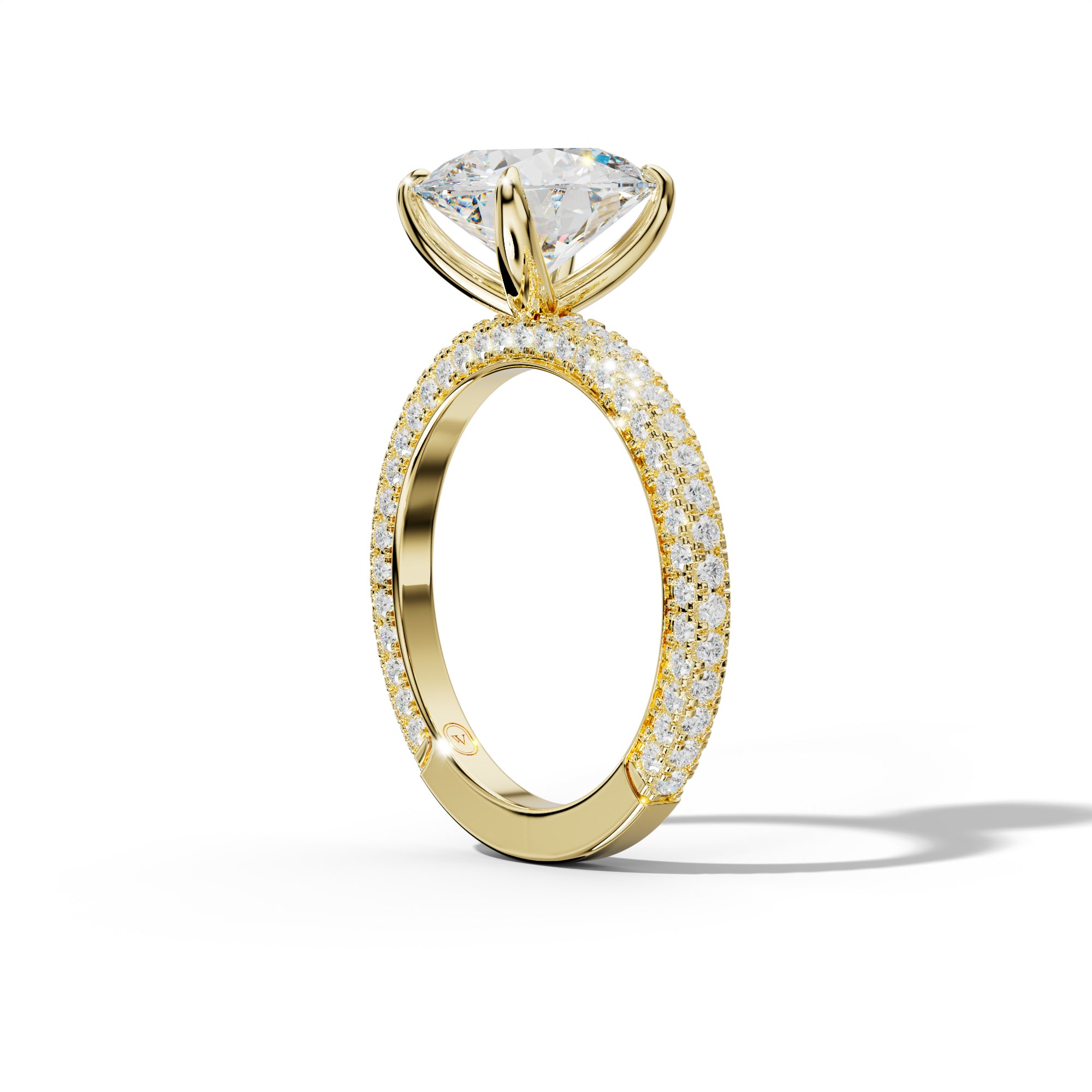 Caroline Round Diamond Engagement Ring