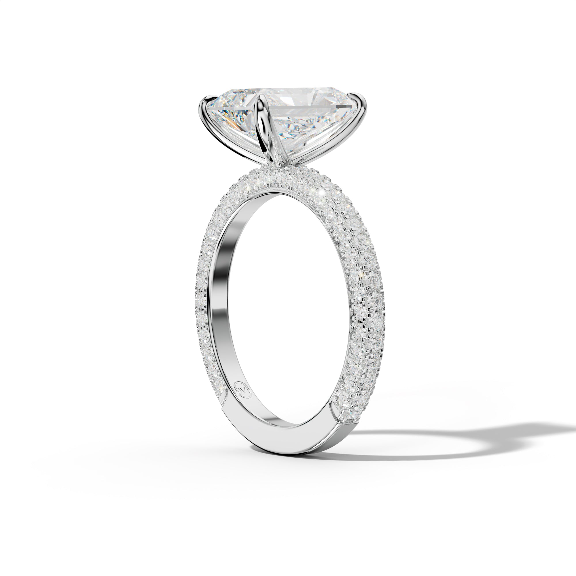 Caroline Radiant Cut  Engagement Ring