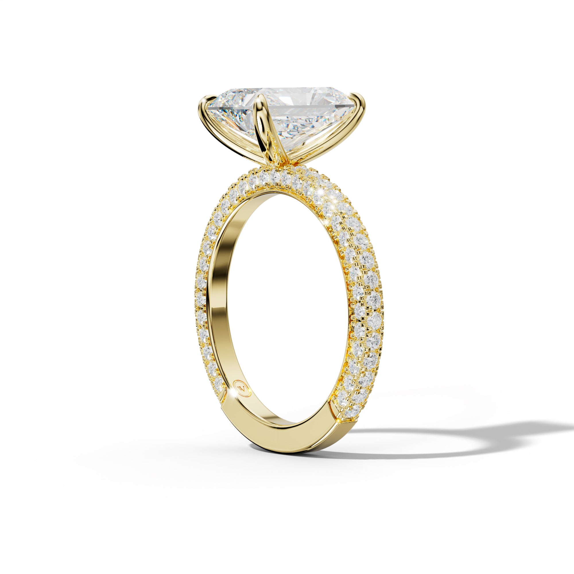 Caroline Radiant Cut  Engagement Ring