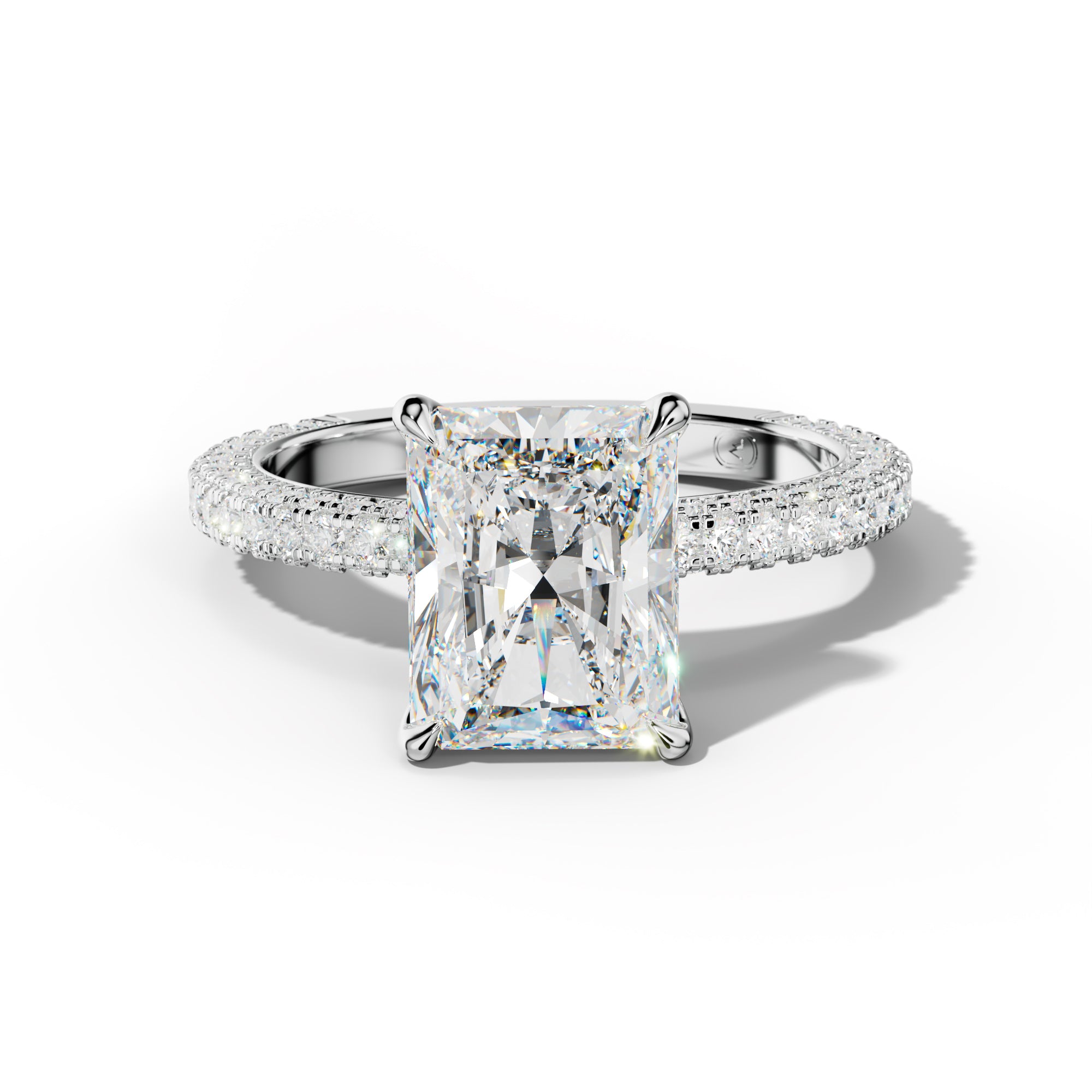 Caroline Radiant Cut  Engagement Ring