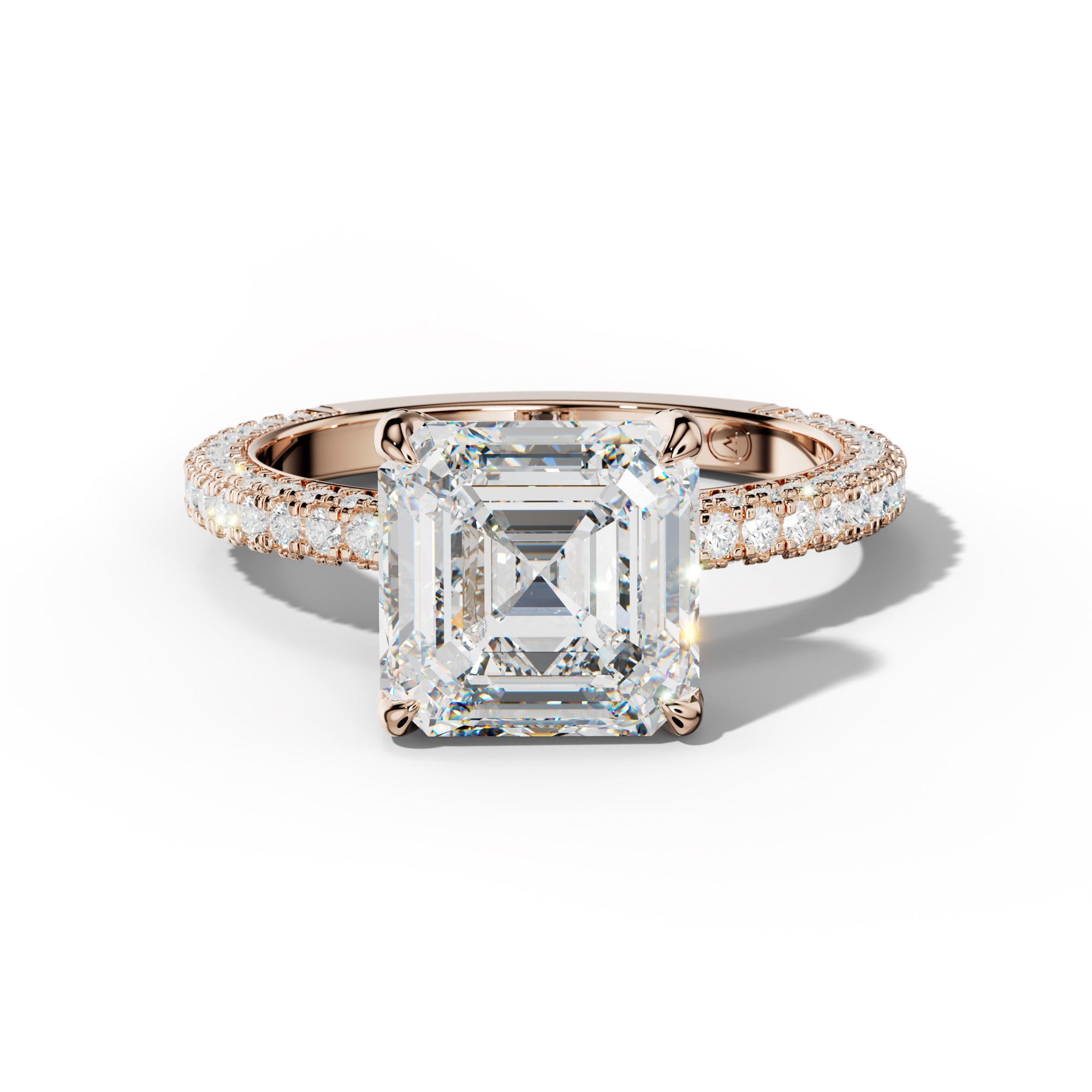 Penelope Asscher Cut Engagement Ring