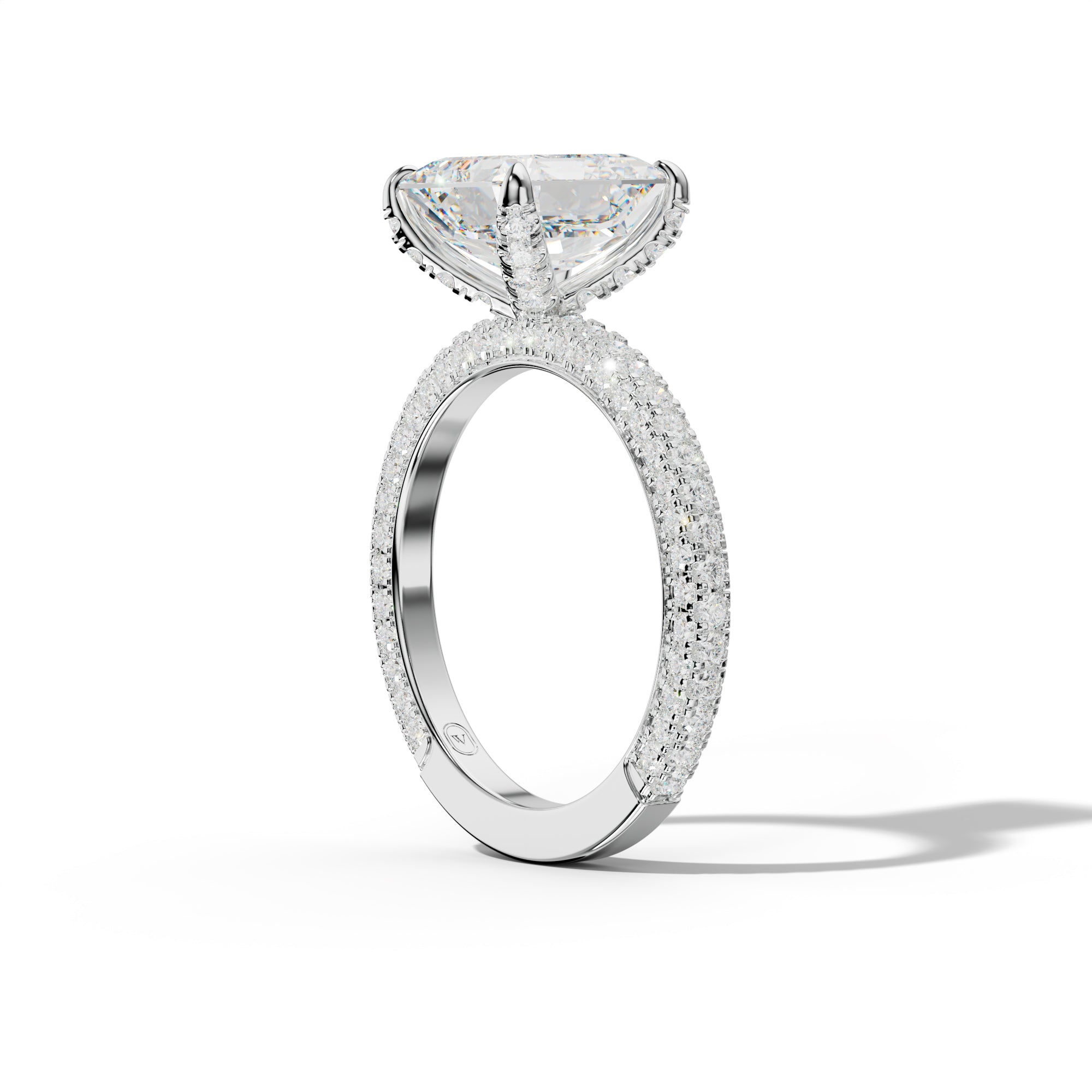 Penelope Asscher Cut Engagement Ring