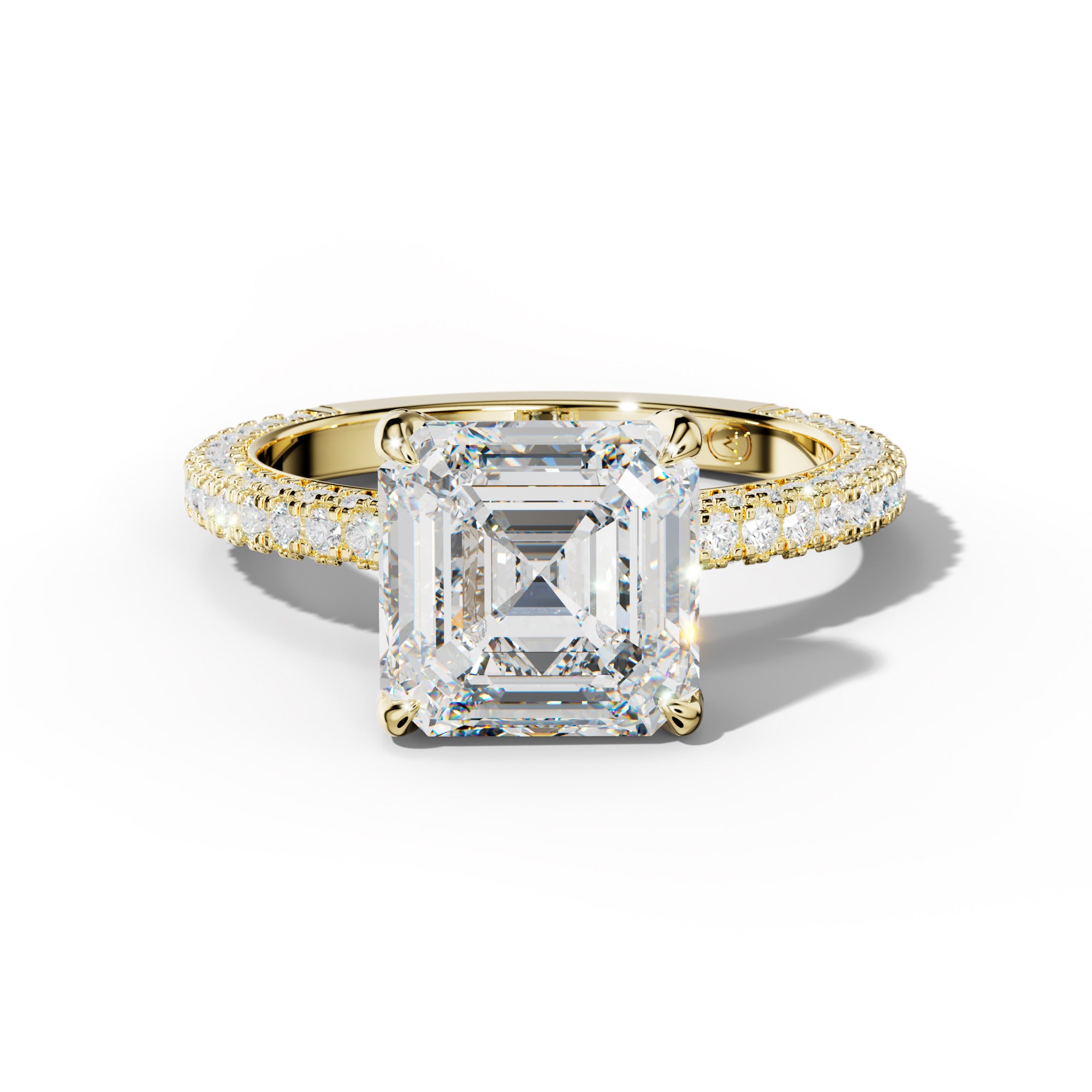 Penelope Asscher Cut Engagement Ring