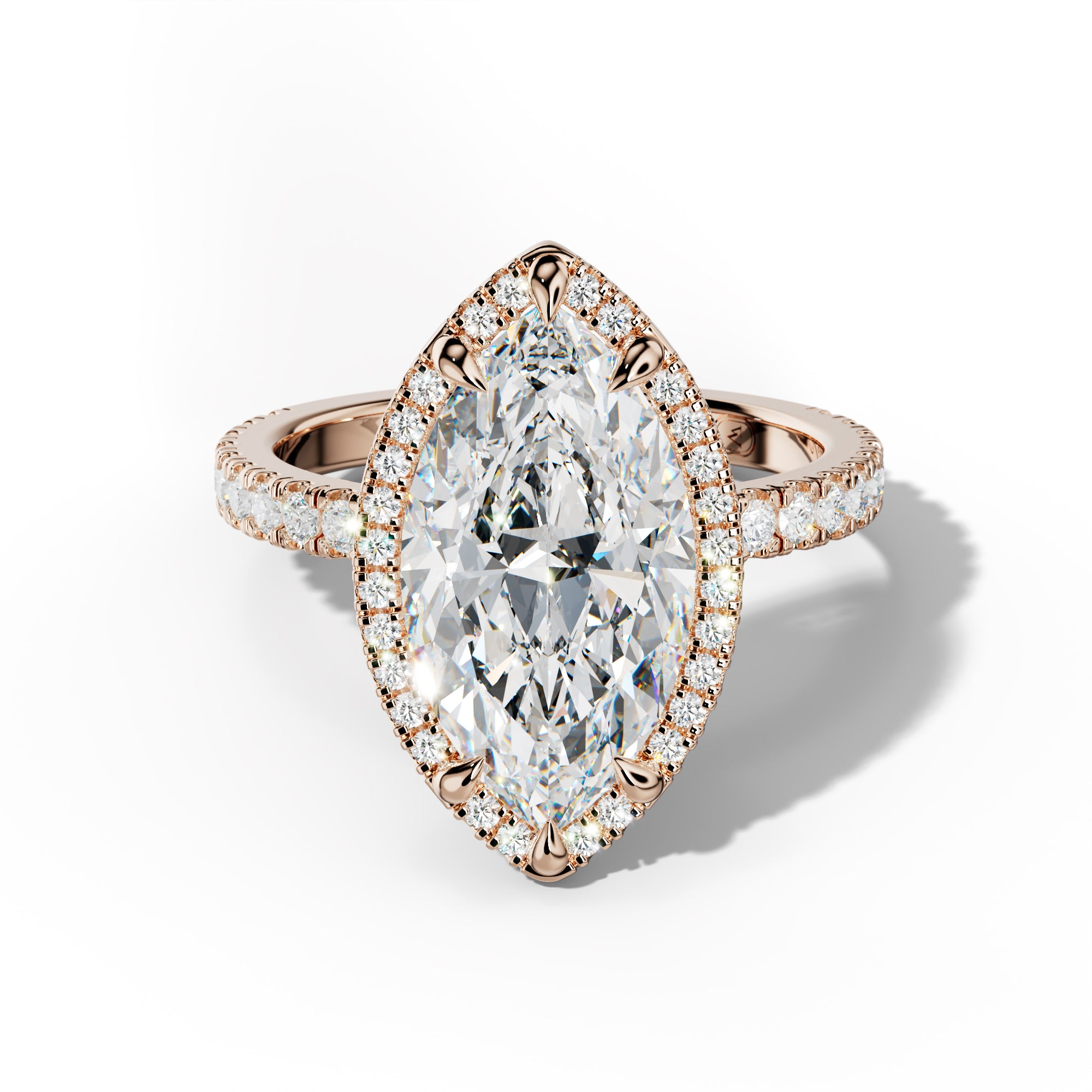 Violet Marquise Cut Engagement Ring