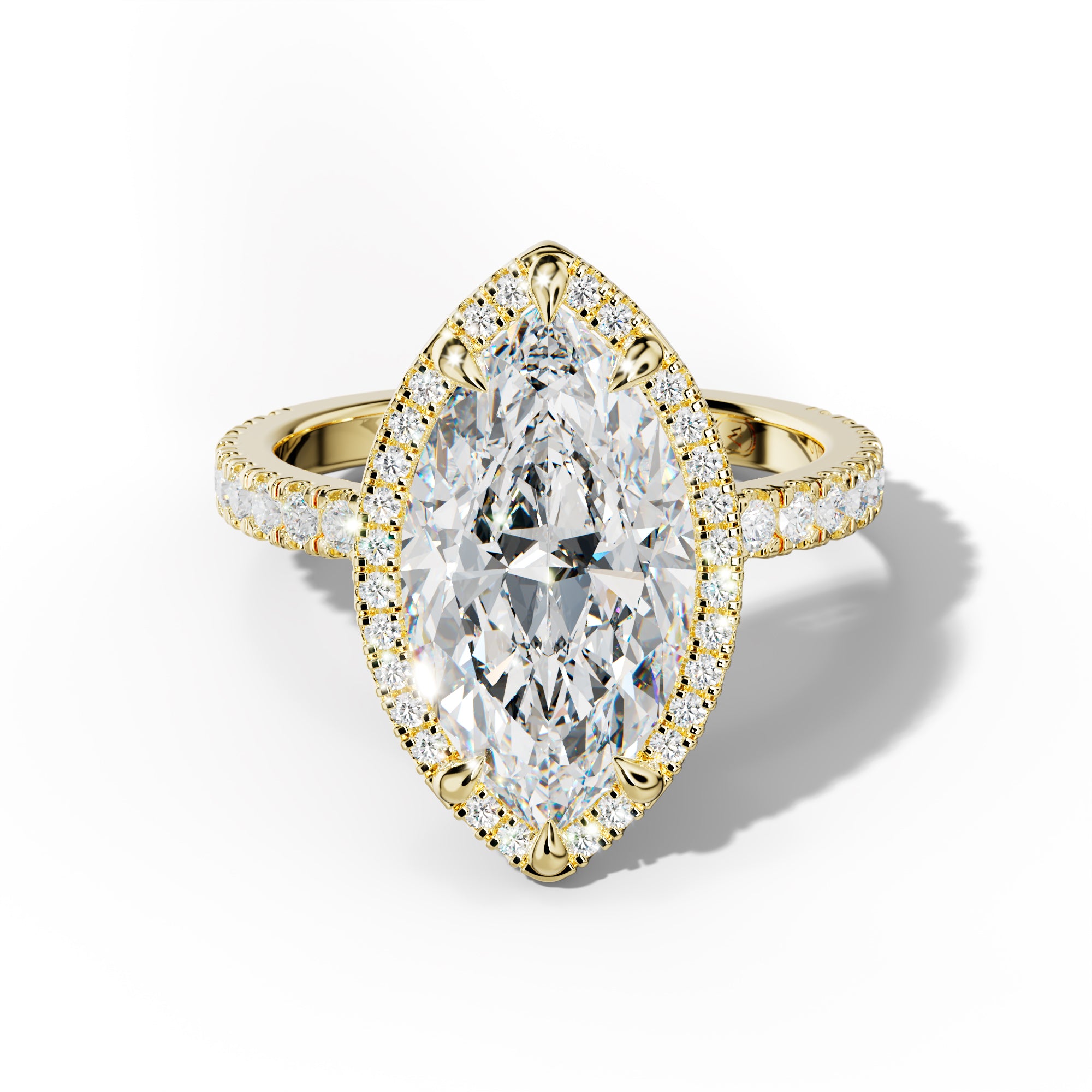 Violet Marquise Cut Engagement Ring