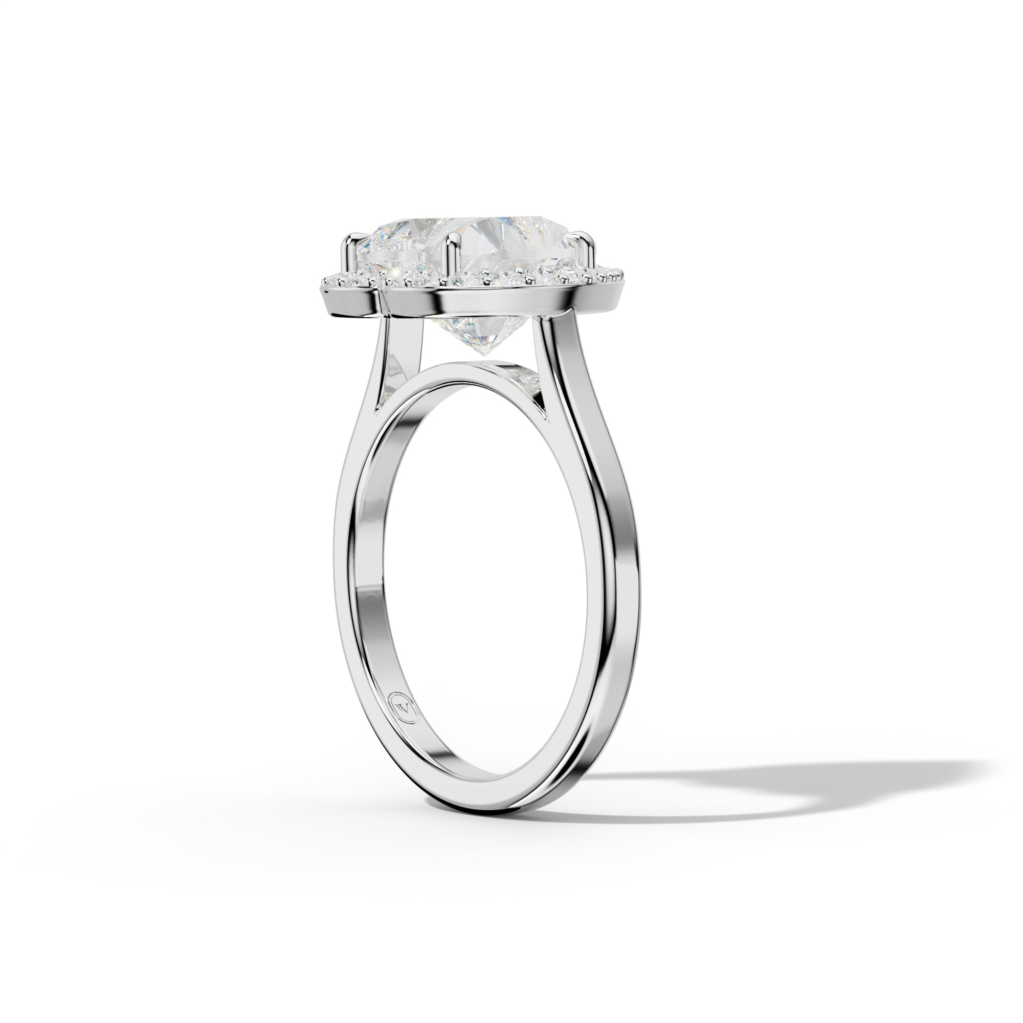 Josephine Heart Cut Engagement Ring