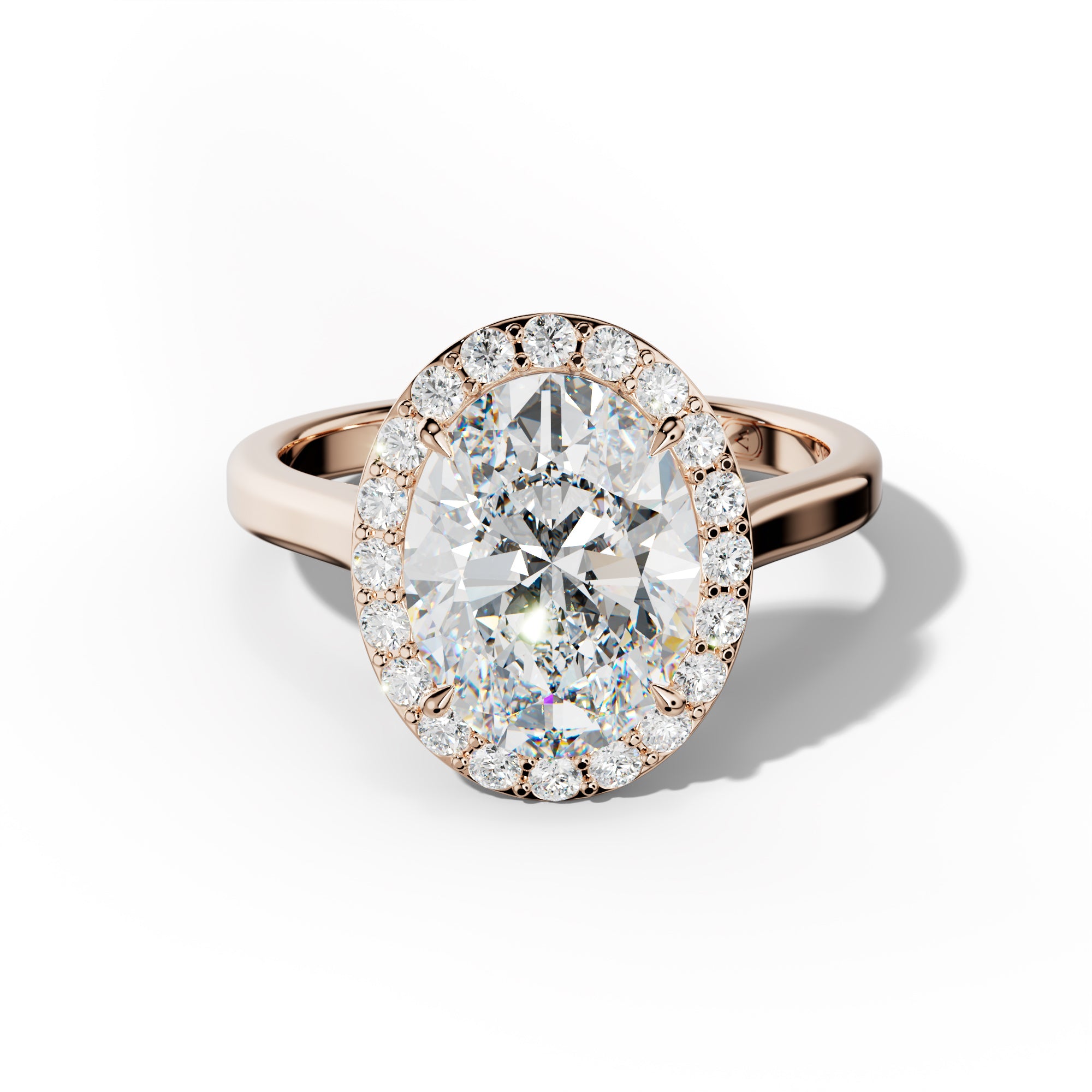 Josephine Oval Diamond Engagement Ring