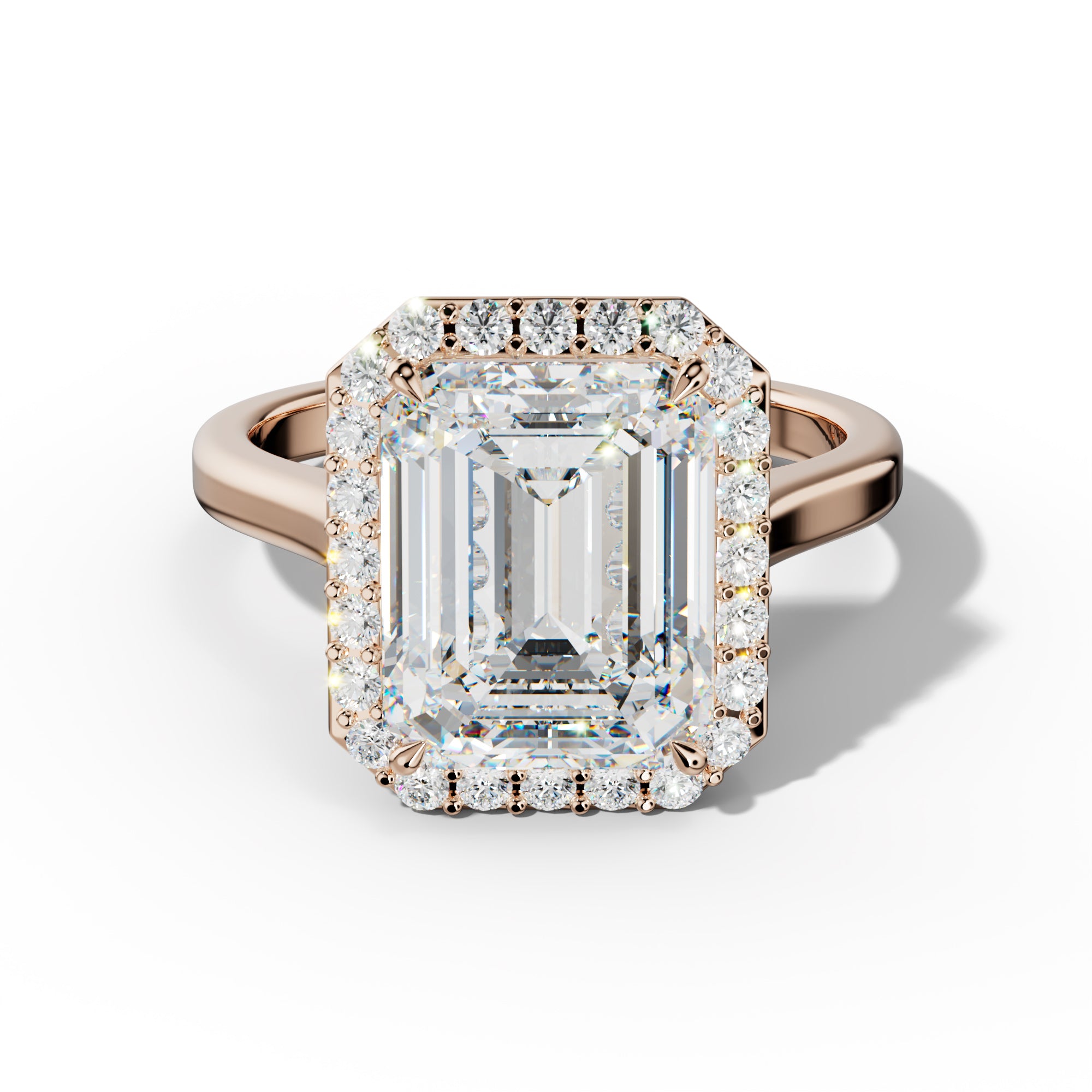 Josephine Emerald Cut Engagement Ring