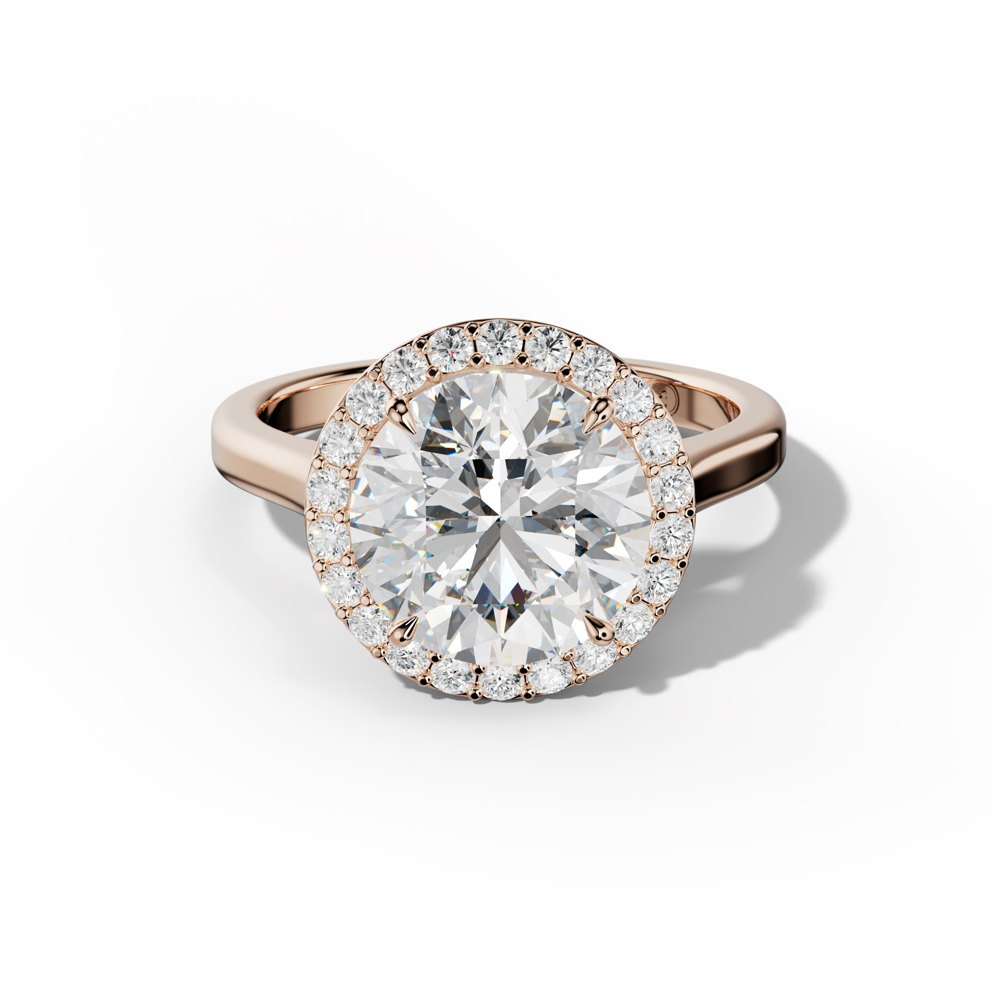Josephine Round Diamond Engagement Ring