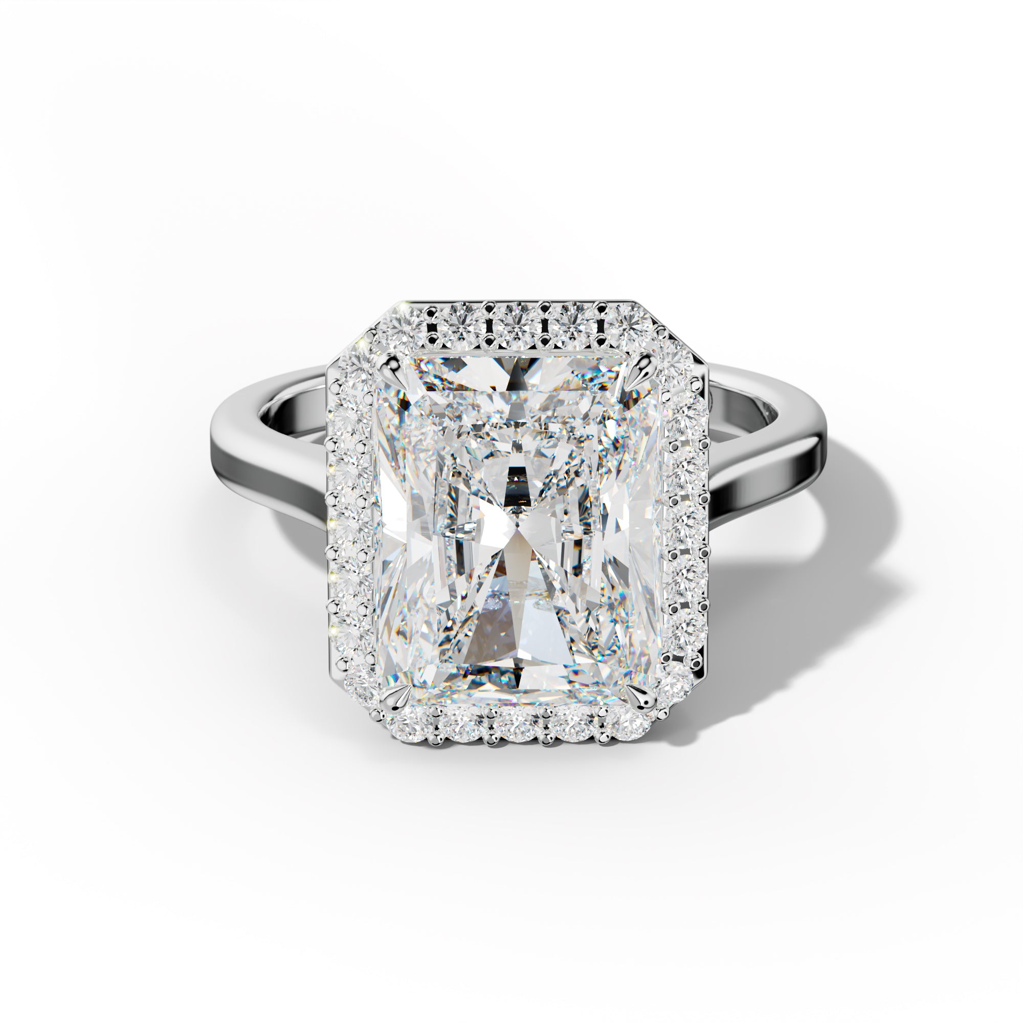Josephine Radiant Cut Engagement Ring