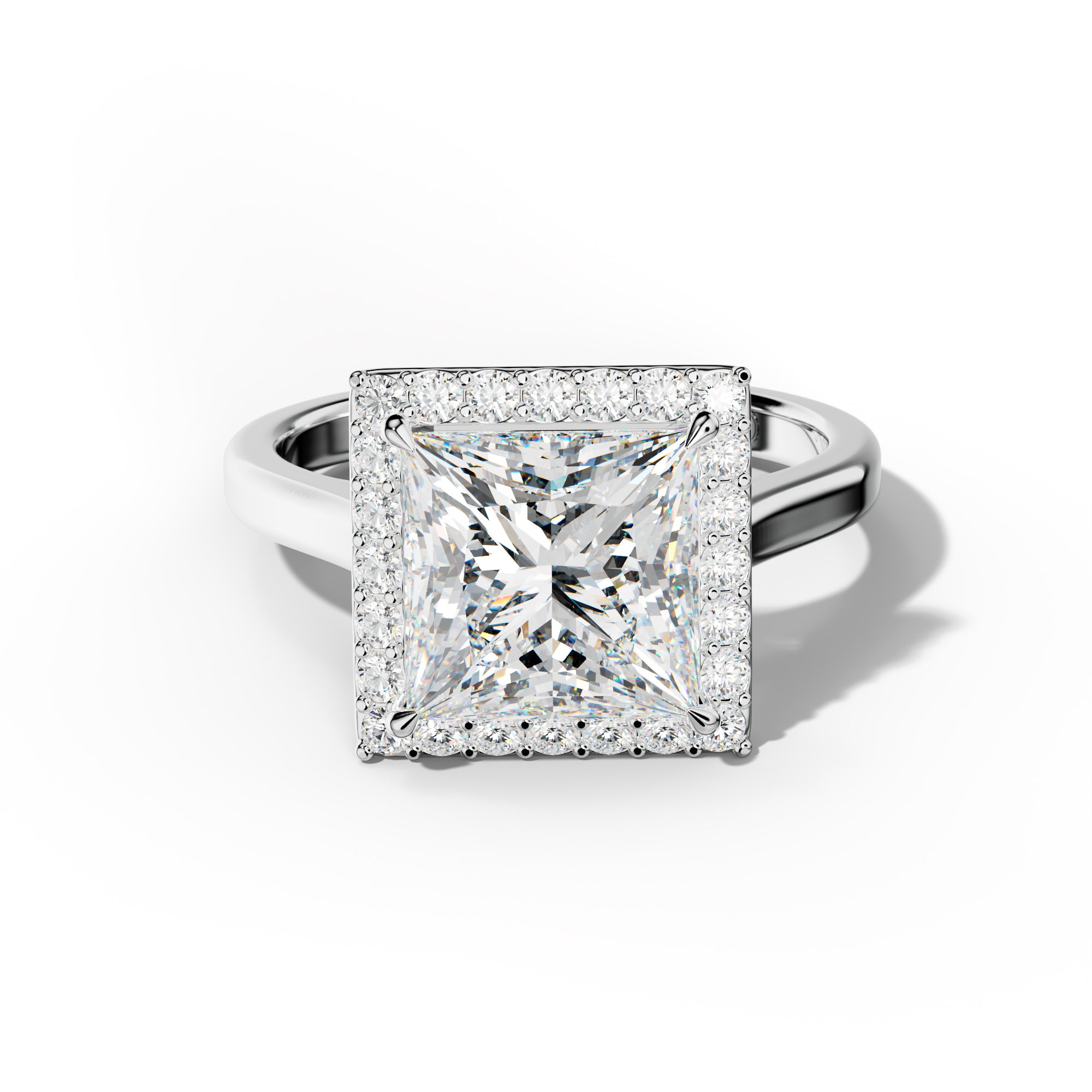 Josephine Princess Cut Engagement Ring
