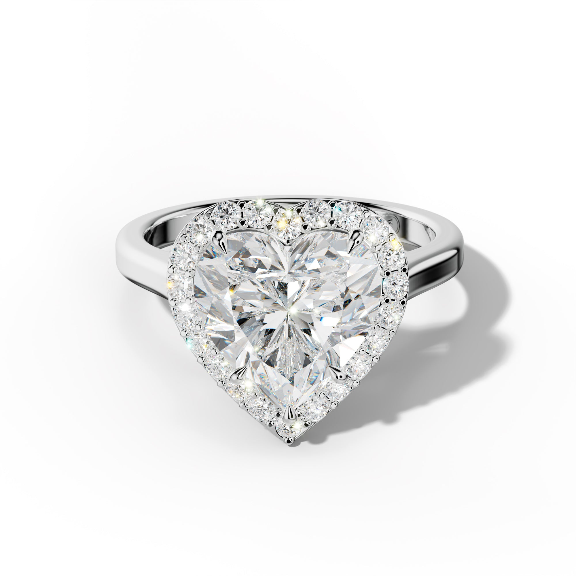 Josephine Heart Cut Engagement Ring