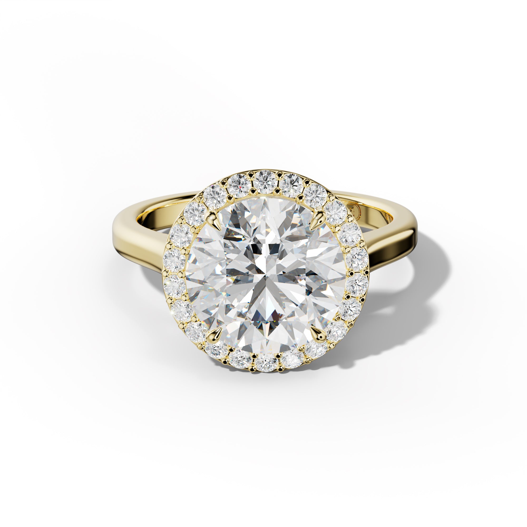 Josephine Round Diamond Engagement Ring