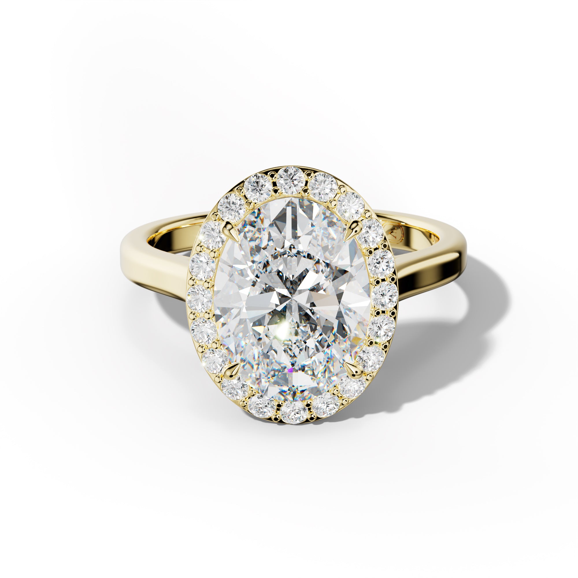 Josephine Oval Diamond Engagement Ring