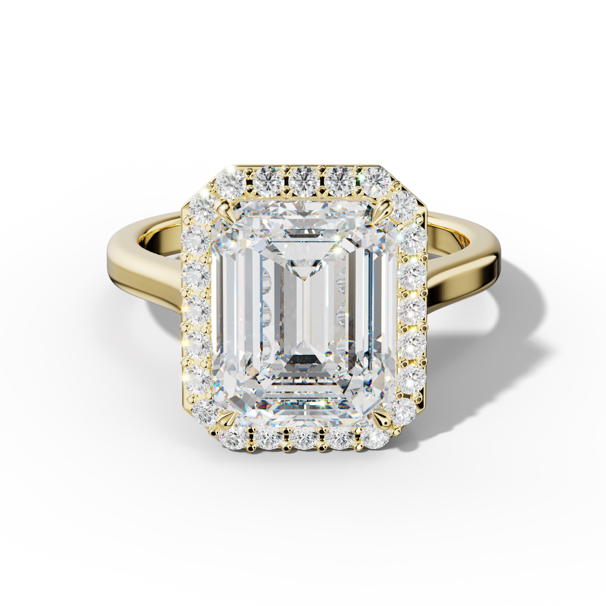 Josephine Emerald Cut Engagement Ring