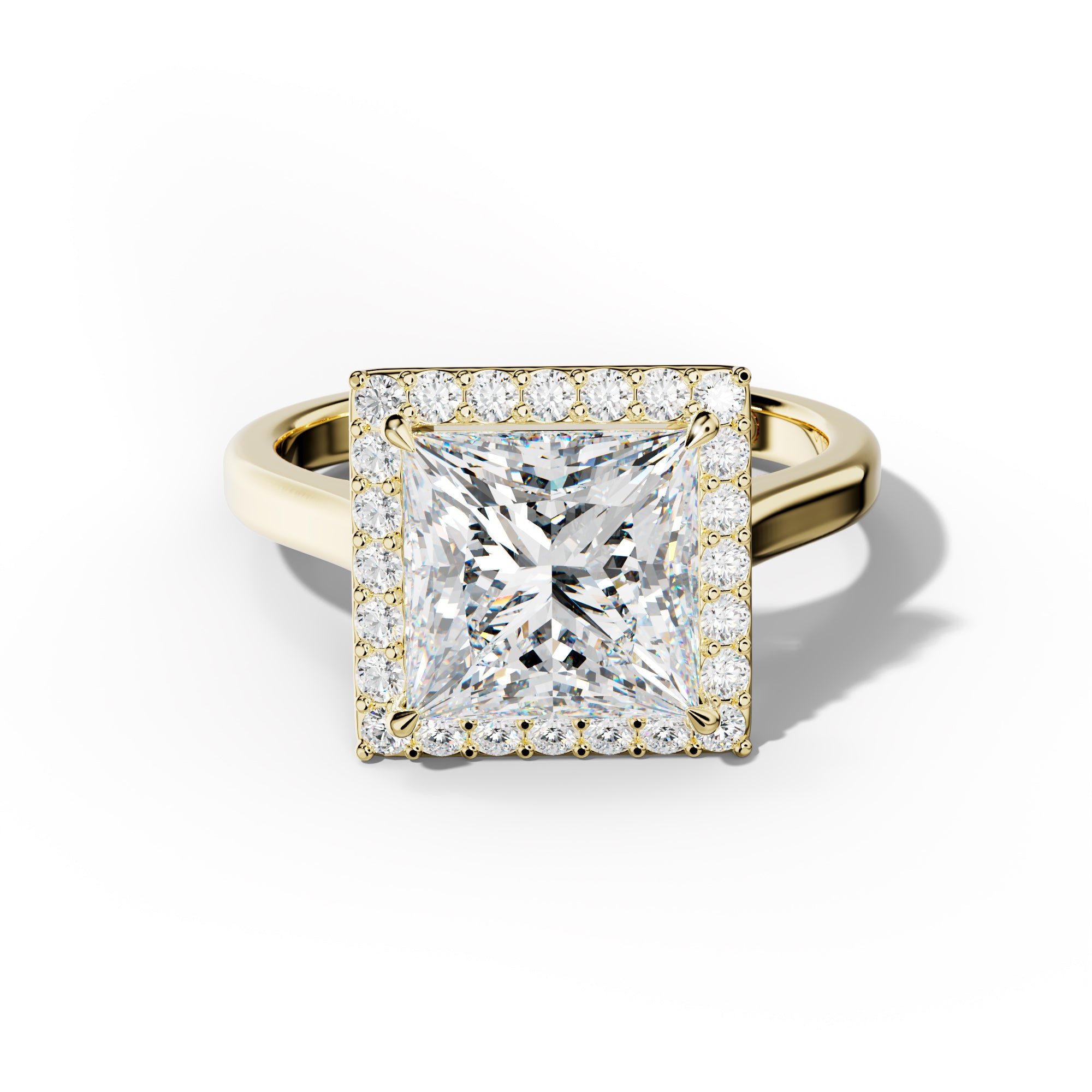 Josephine Princess Cut Engagement Ring