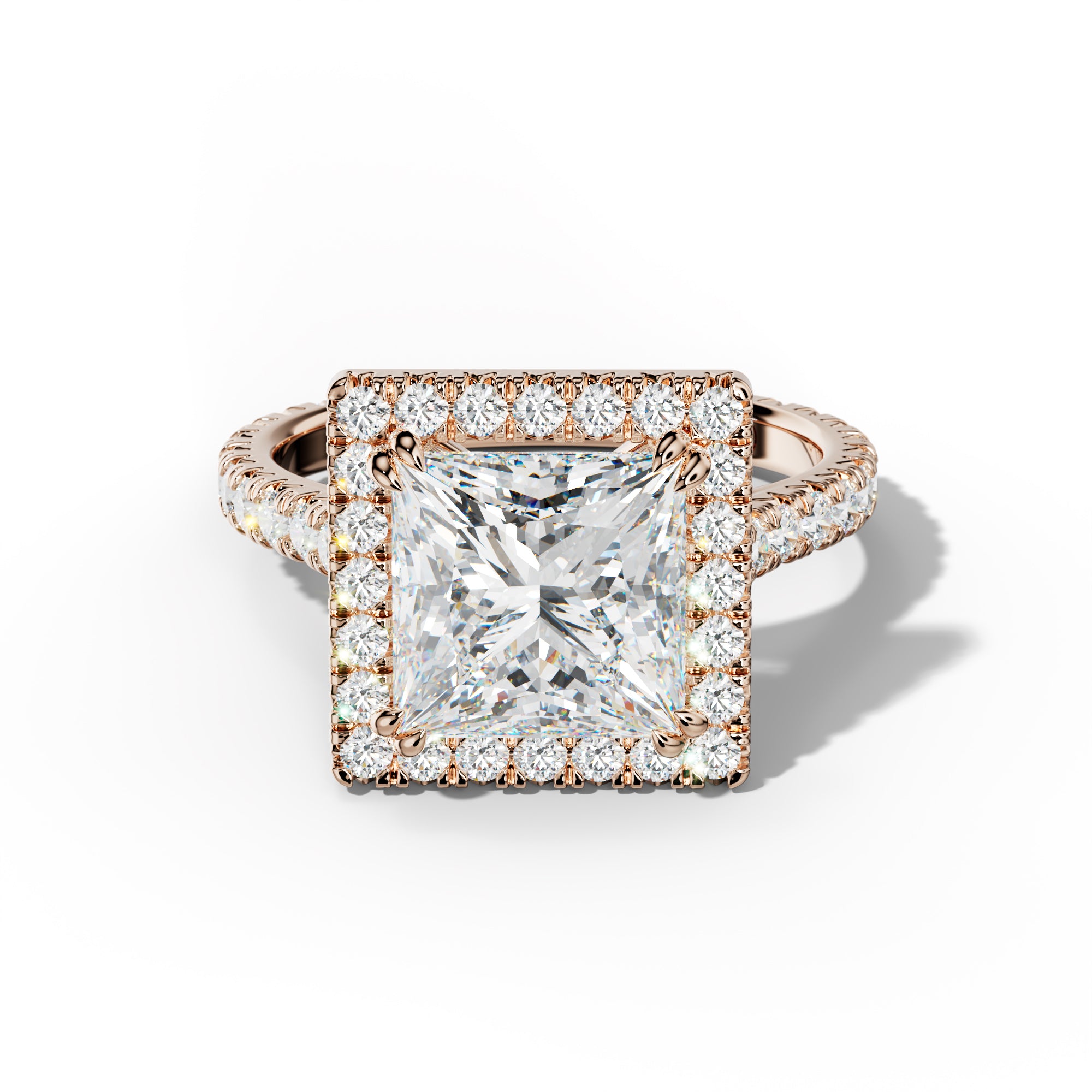 Adeline Princess Cut Engagement Ring