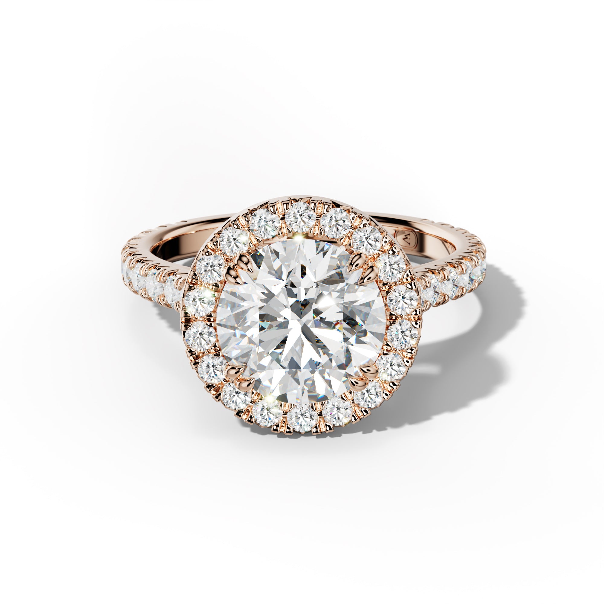 Adeline Round Diamond Engagement Ring