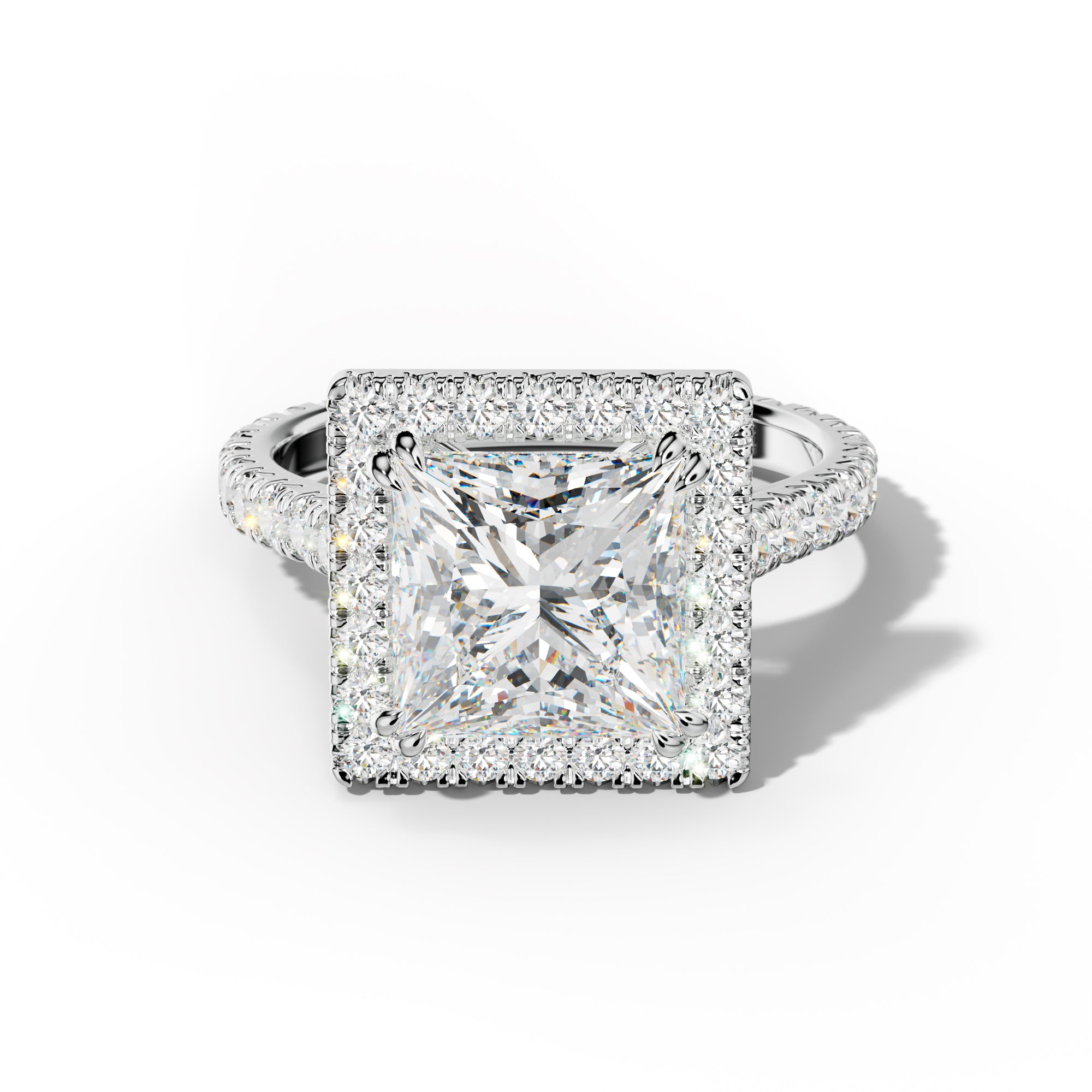 Adeline Princess Cut Engagement Ring