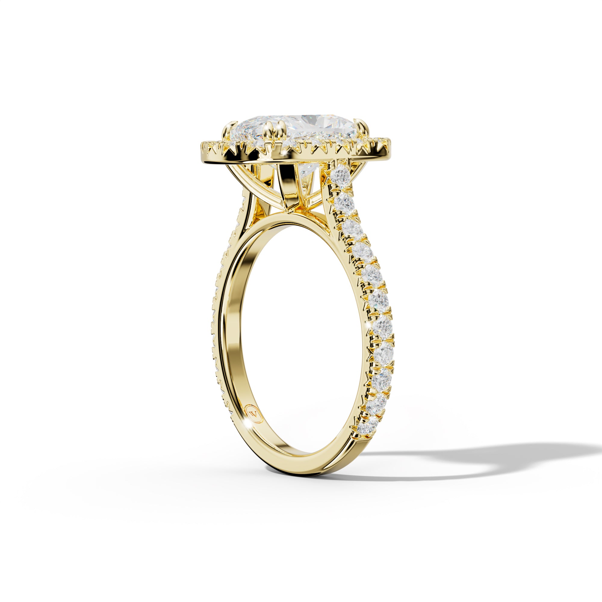 Adeline Elongated Cushion Cut Engagement Ring
