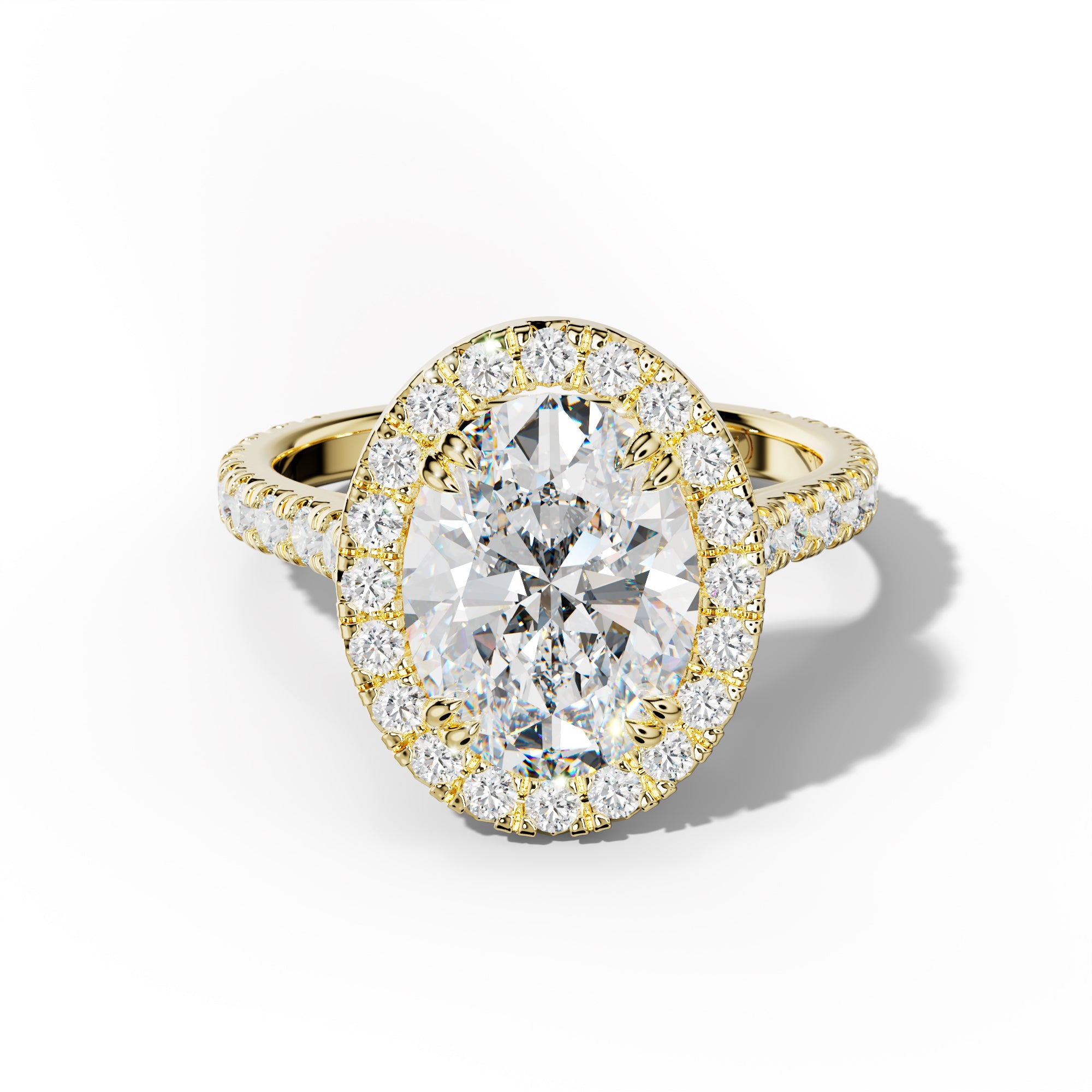 Adeline Oval Diamond Engagement Ring