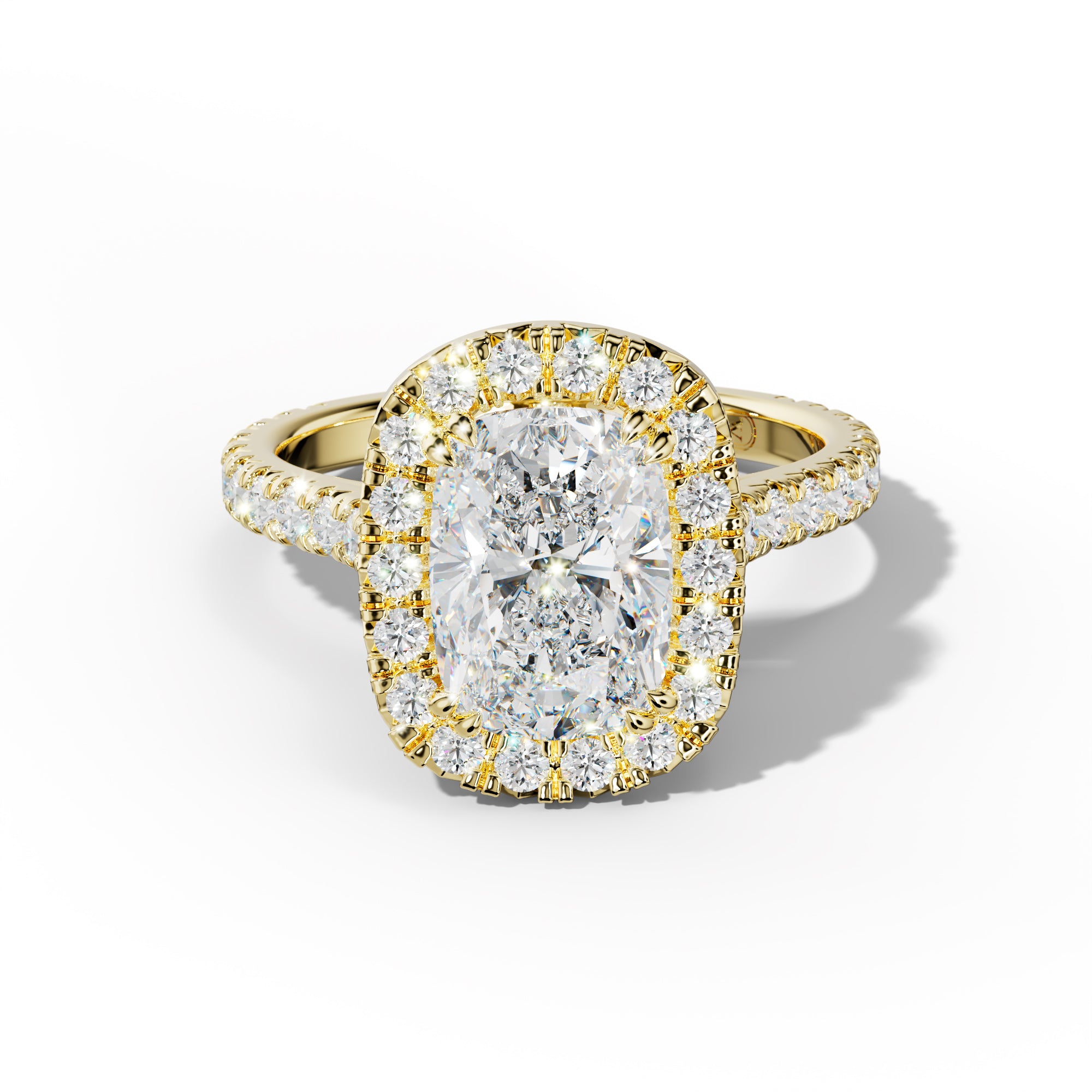 Adeline Elongated Cushion Cut Engagement Ring