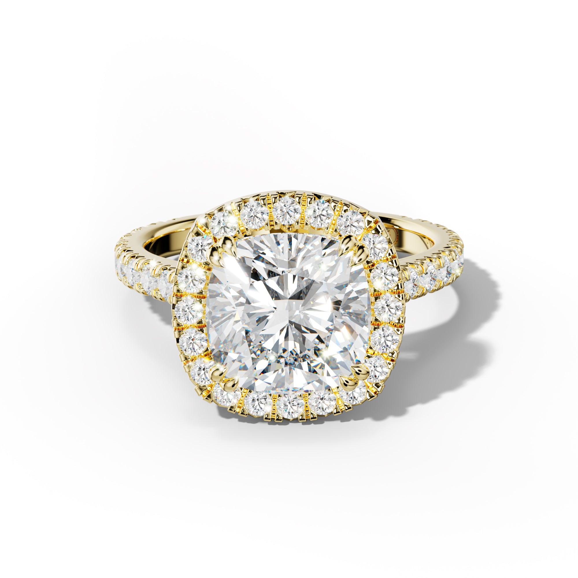 Adeline Cushion Cut Engagement Ring