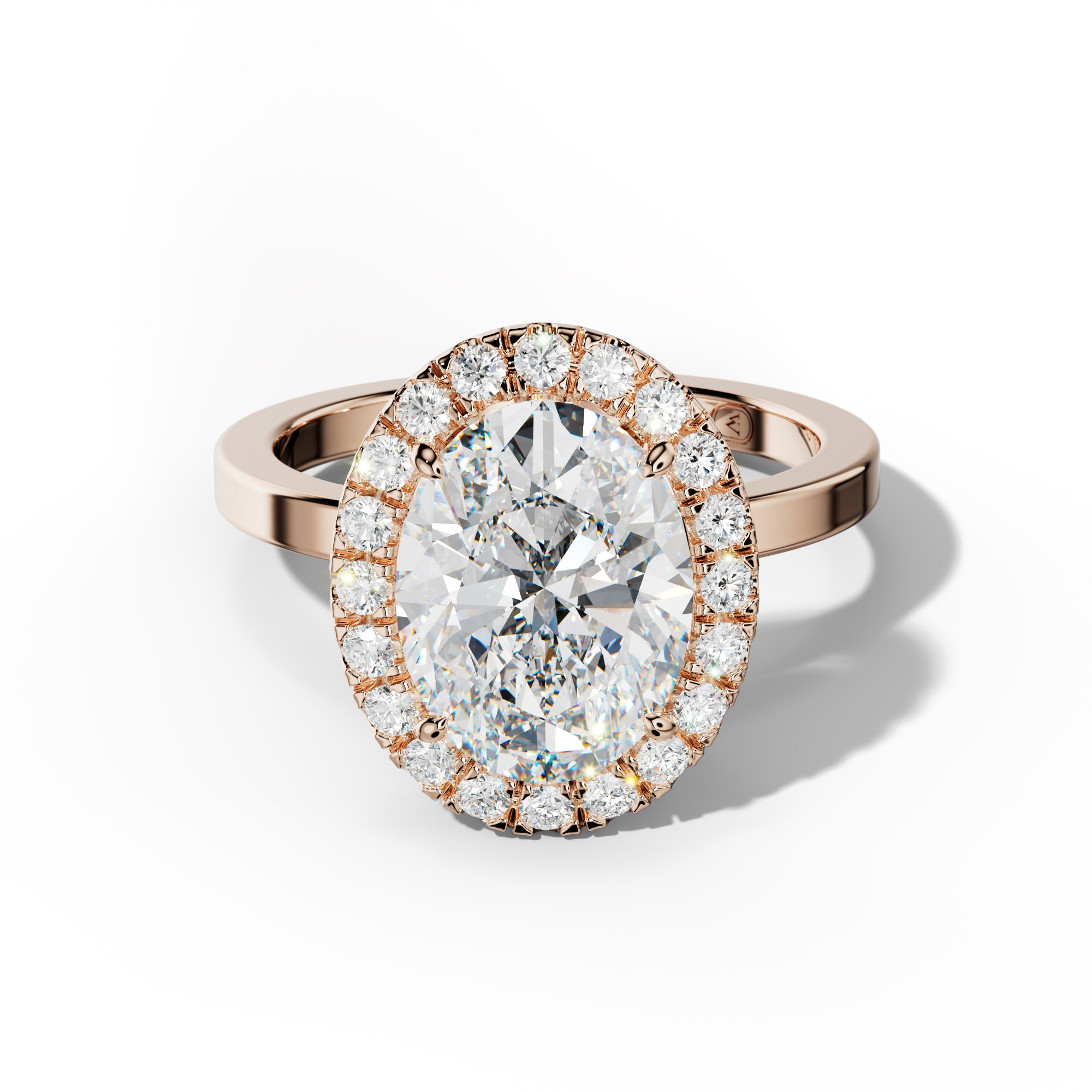 Lila Oval Diamond Engagement Ring