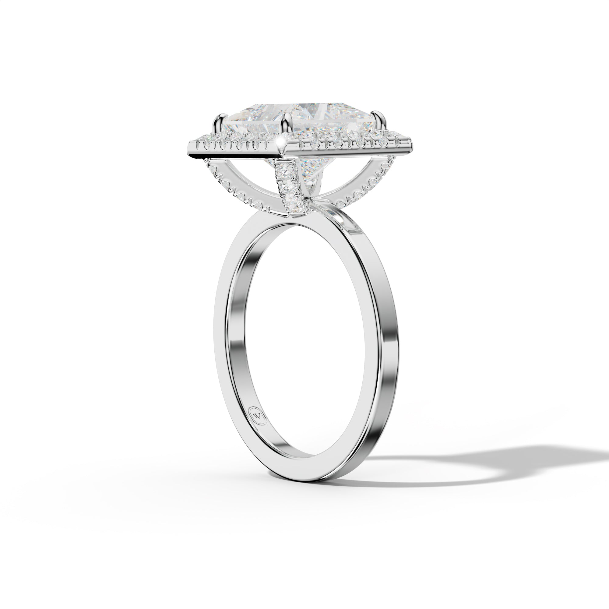 Lila Princess Cut Engagement Ring