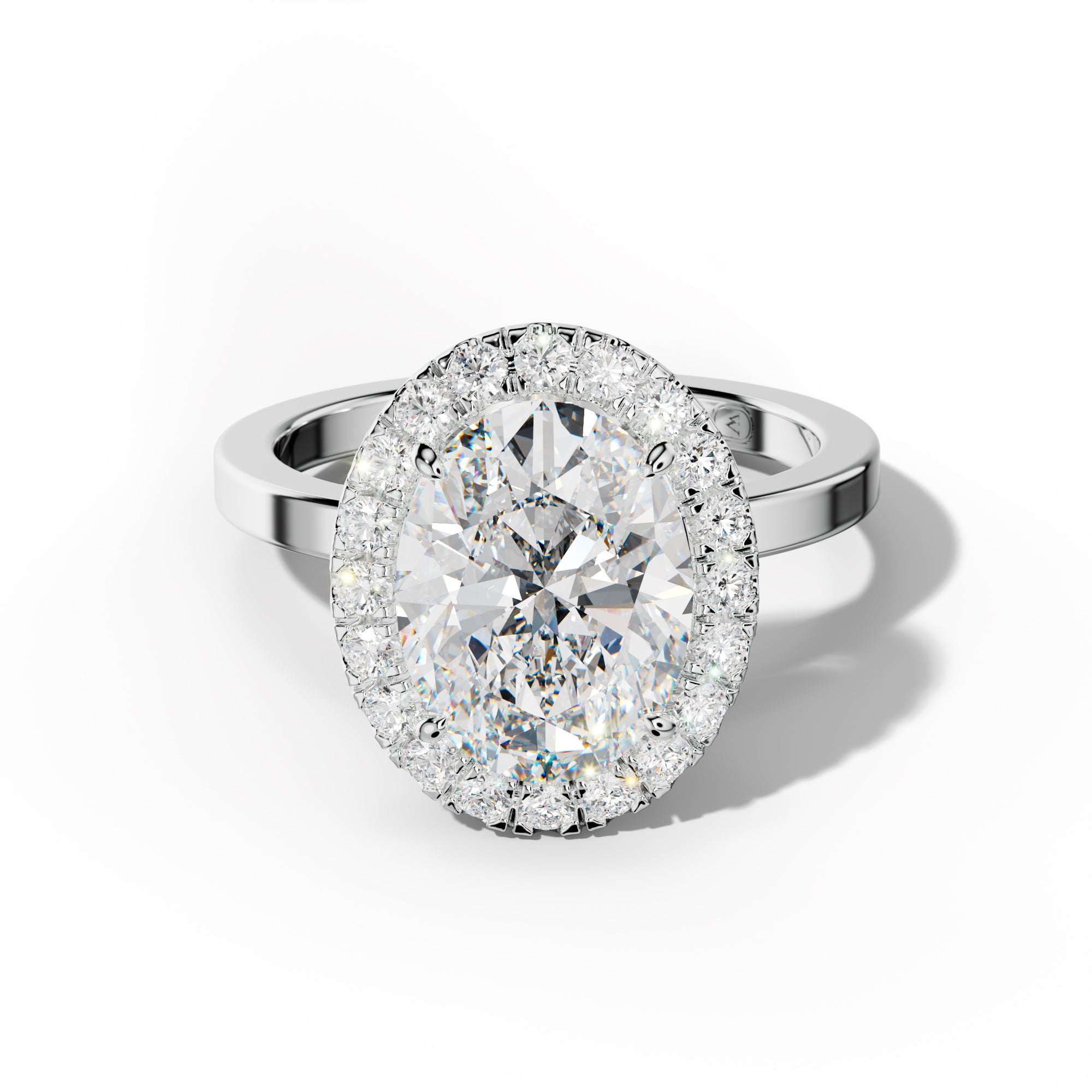 Lila Oval Diamond Engagement Ring
