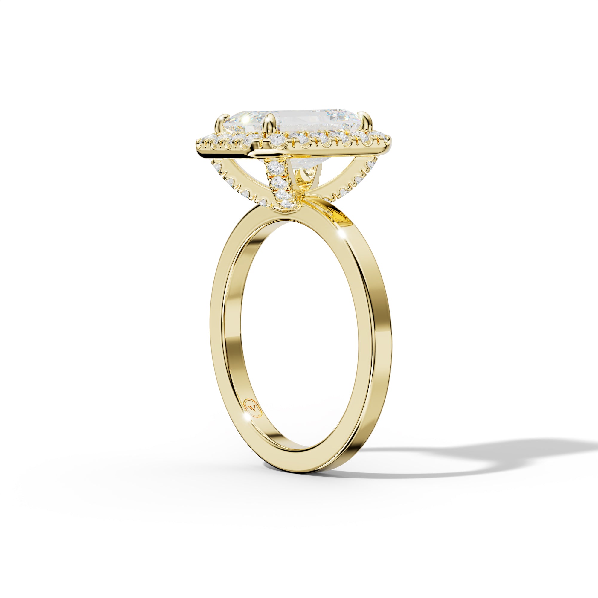 Lila Emerald Cut Engagement Ring