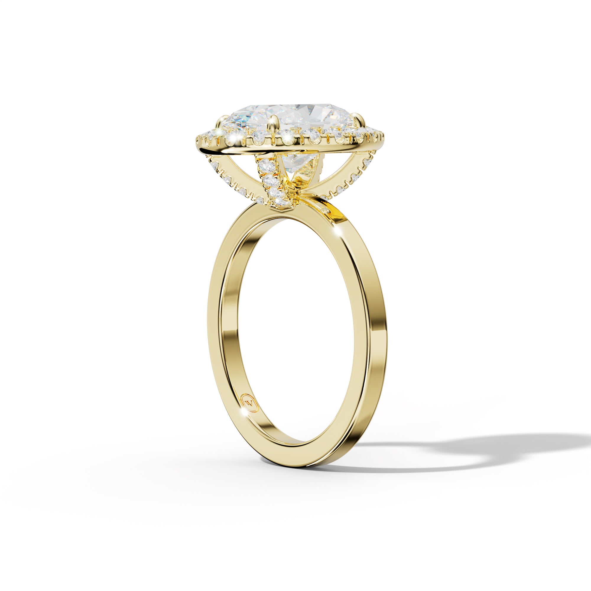 Lila Oval Diamond Engagement Ring