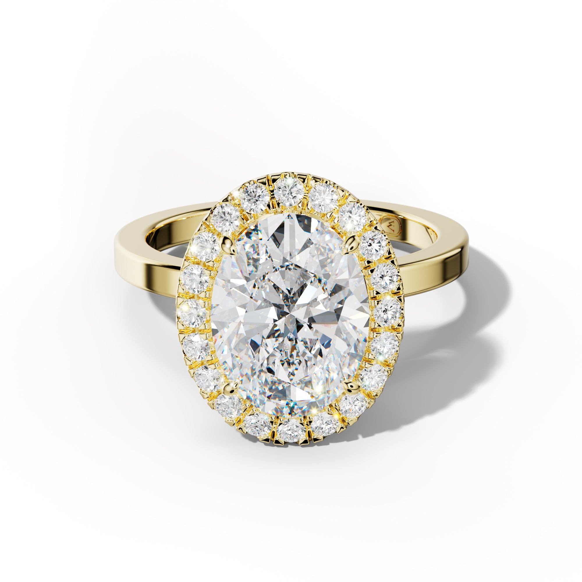 Lila Oval Diamond Engagement Ring