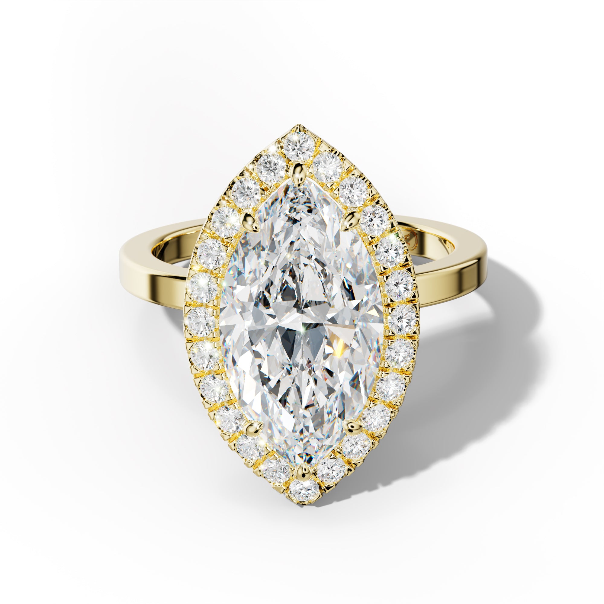 Lila Marquise Cut Engagement Ring