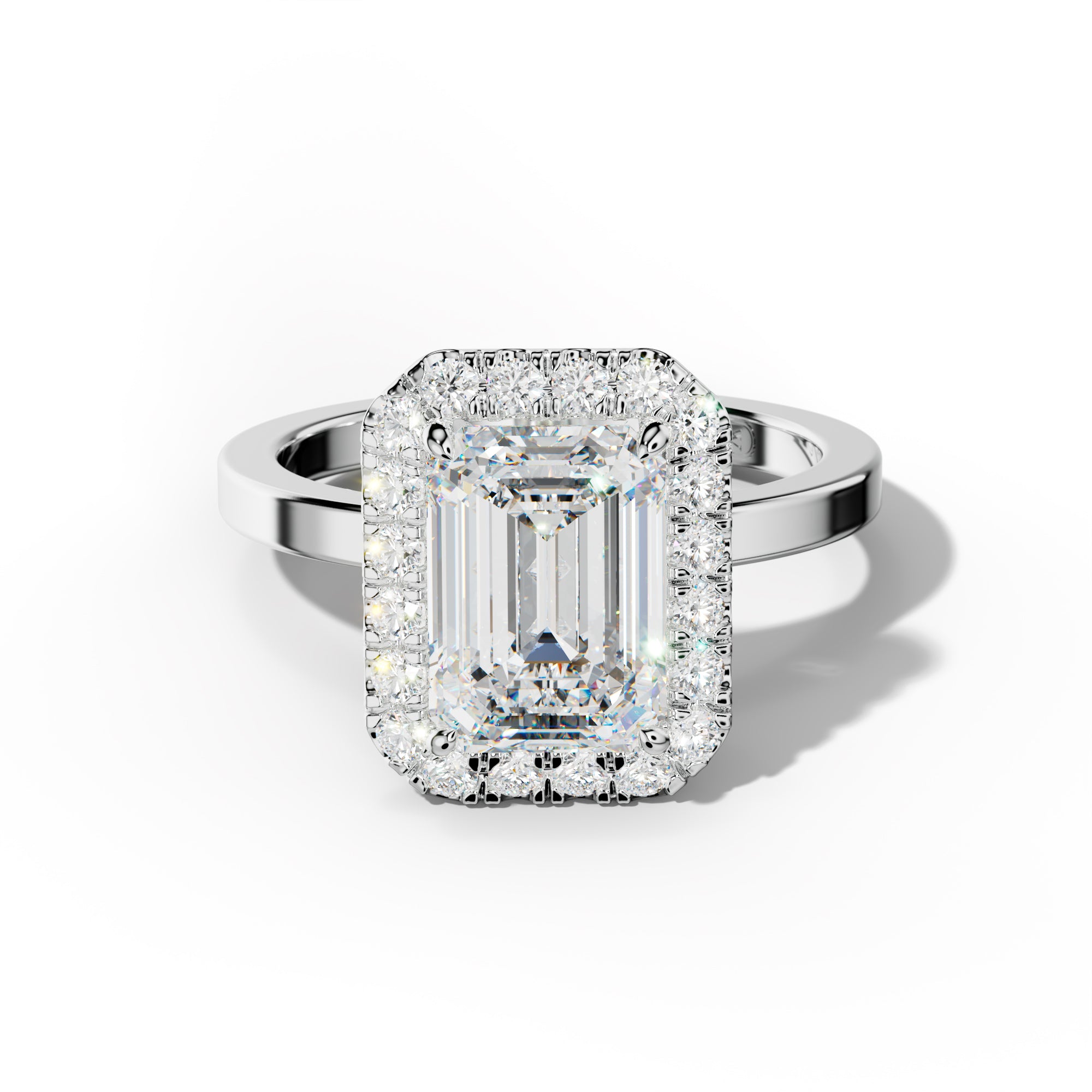Lila Emerald Cut Engagement Ring