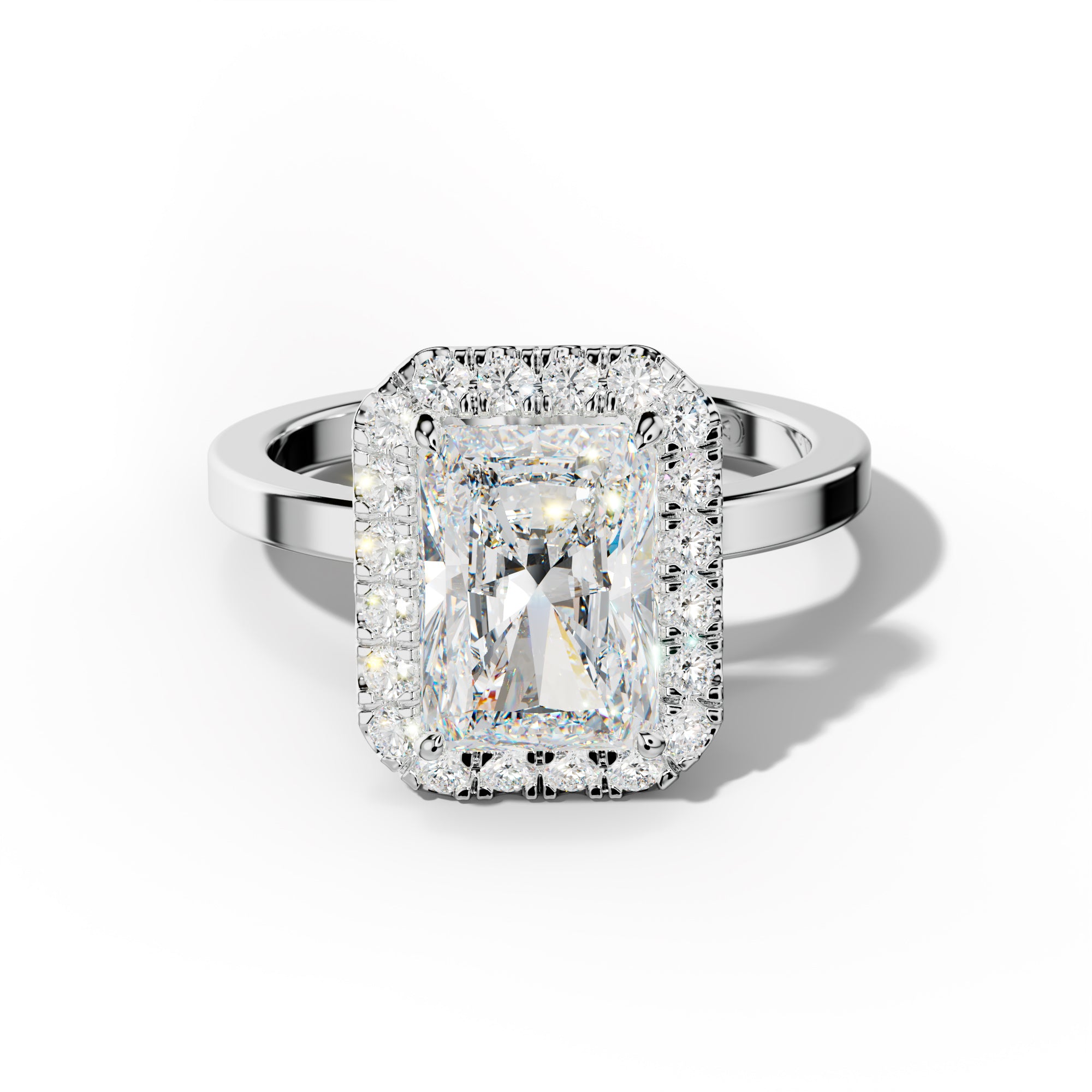 Lila Radiant Cut Engagement Ring