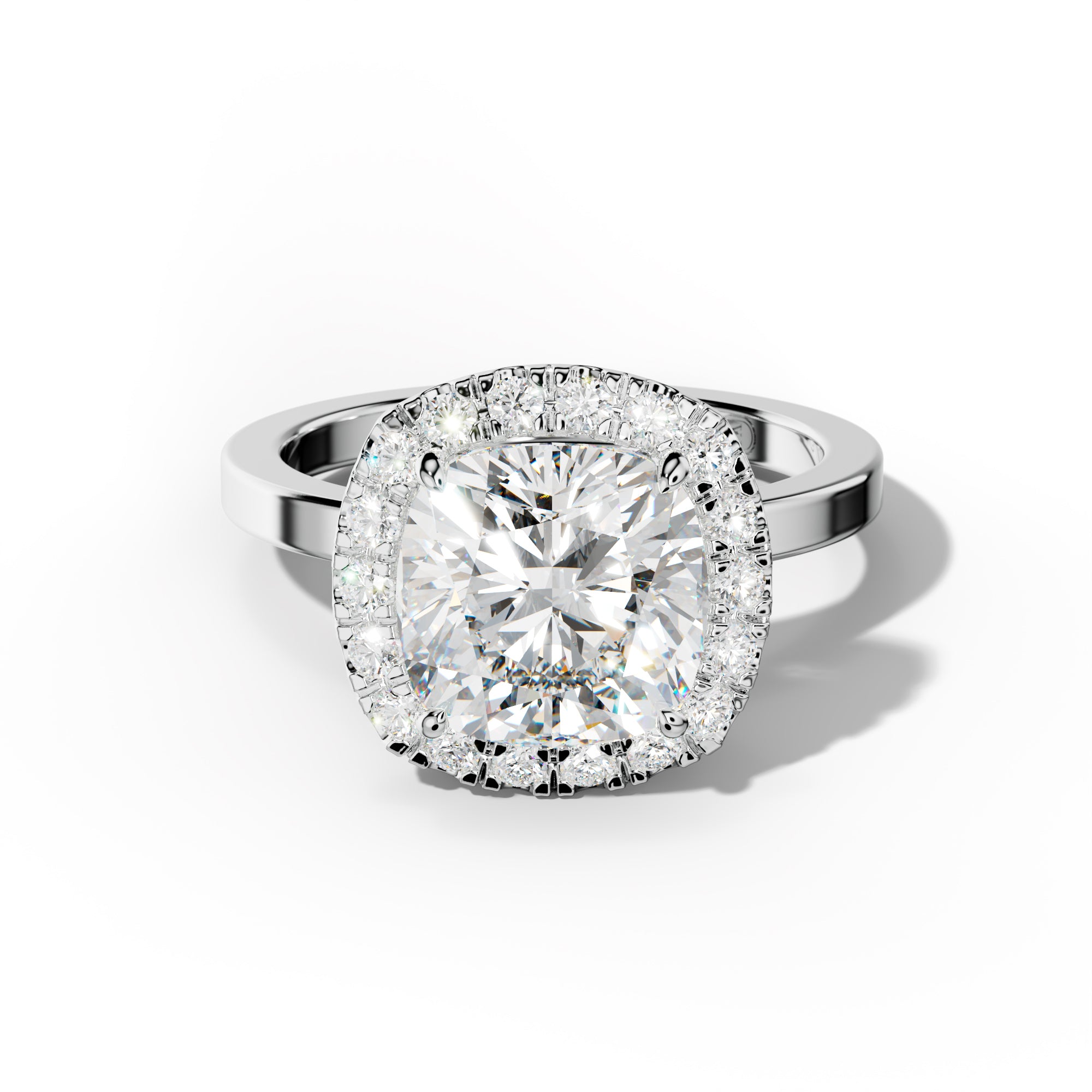 Lila Cushion Cut Engagement Ring
