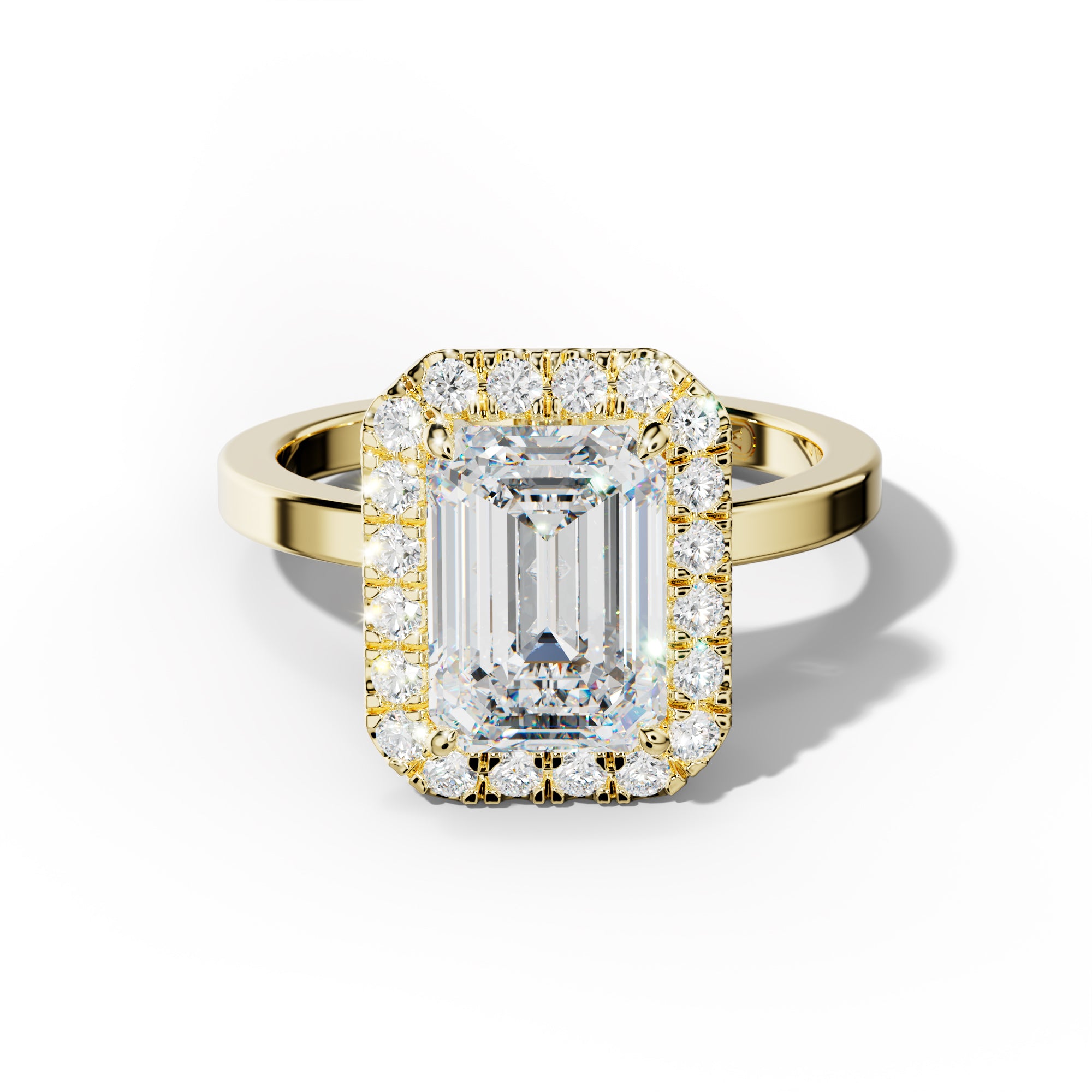 Lila Emerald Cut Engagement Ring