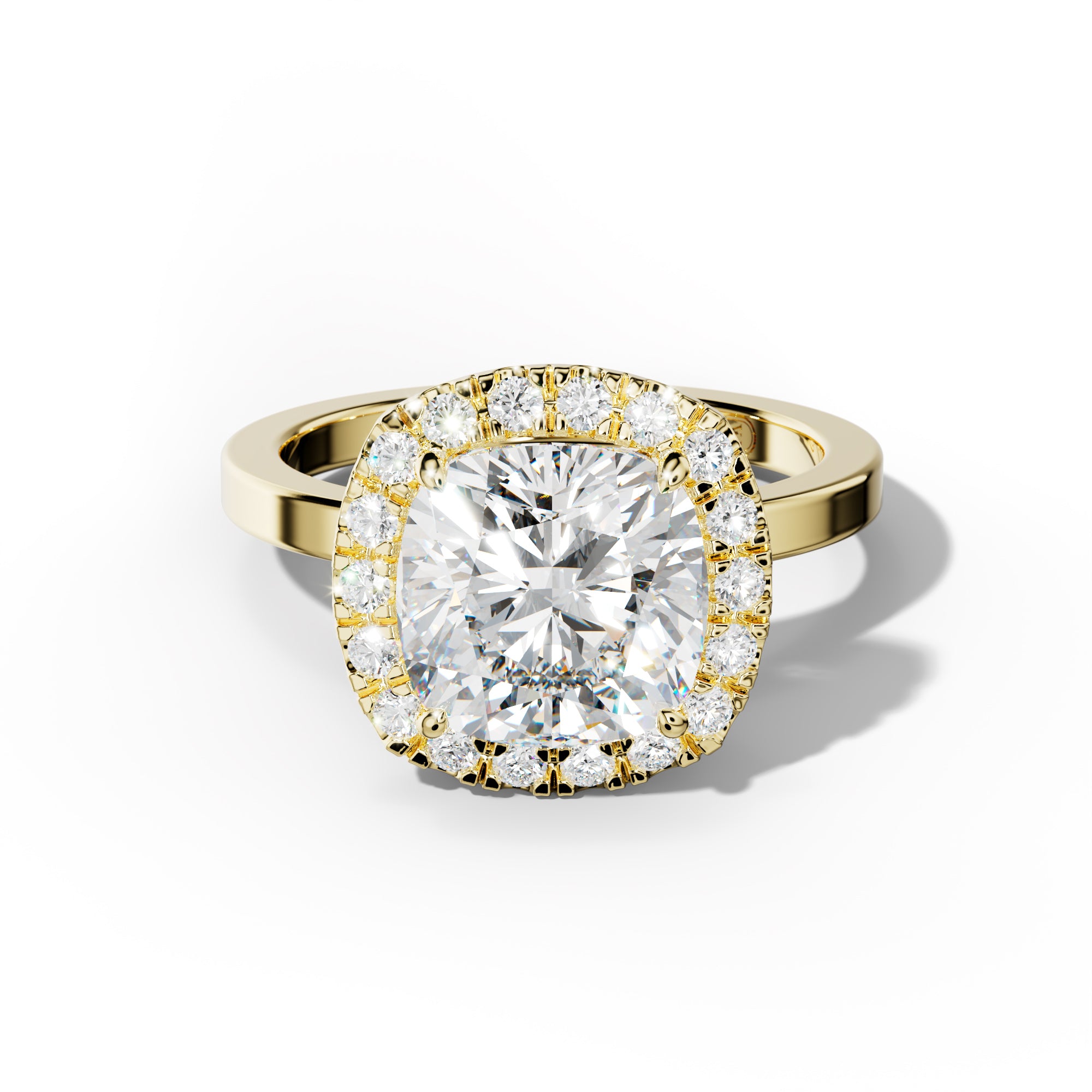 Lila Cushion Cut Engagement Ring