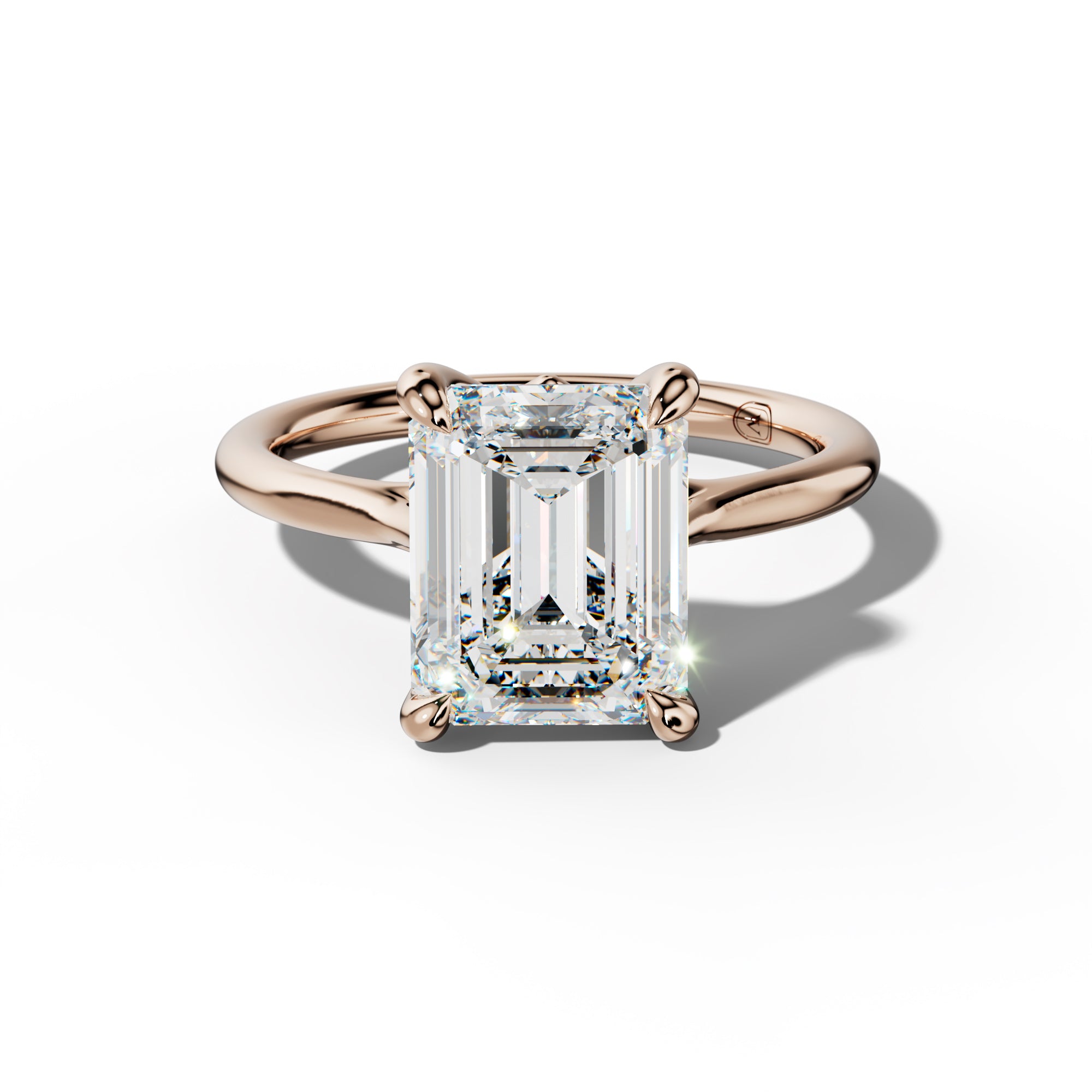 Yuna Emerald Cut Engagement Ring