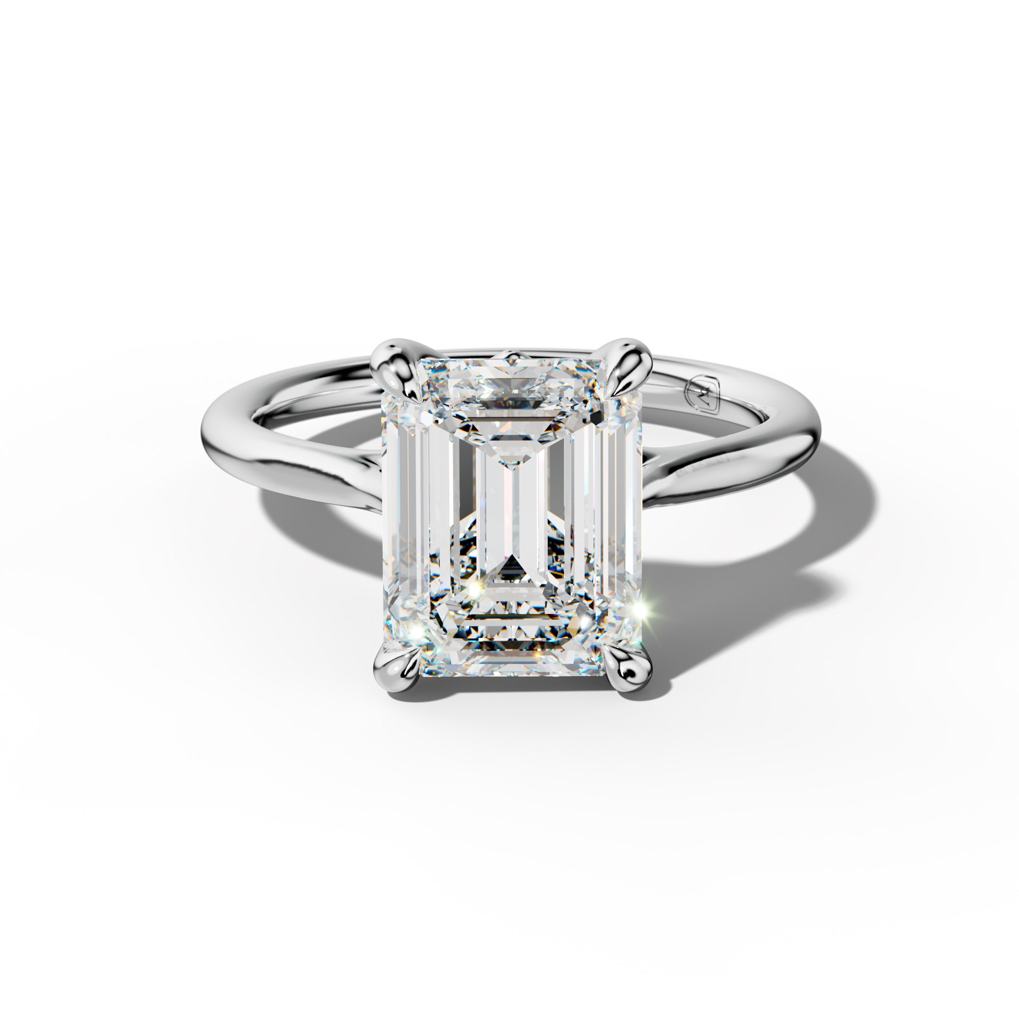 Yuna Emerald Cut Engagement Ring