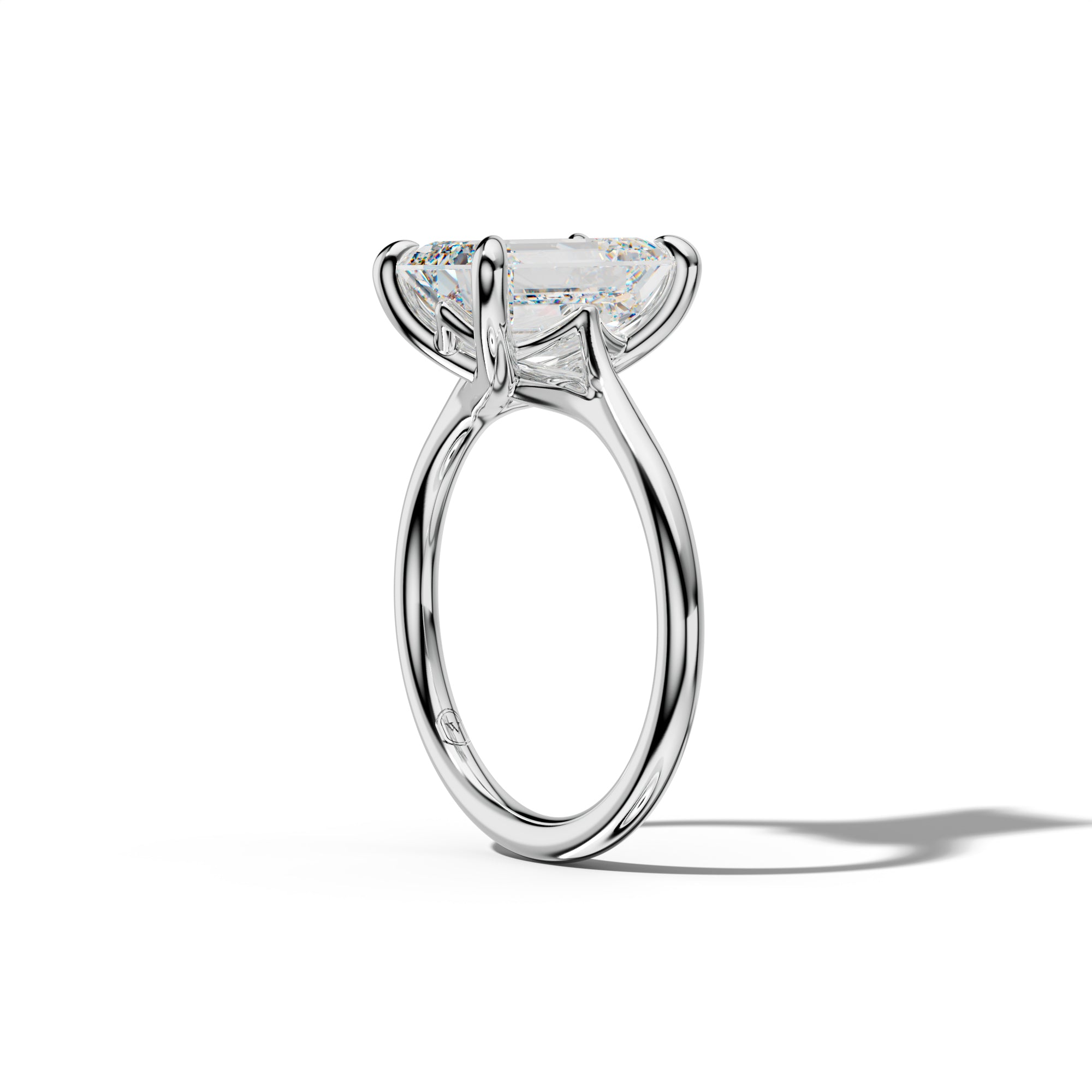 Yuna Emerald Cut Engagement Ring